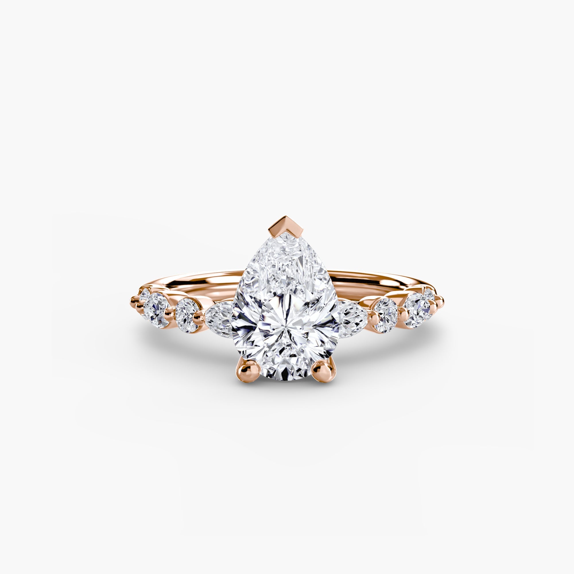 Solitaire with Eternity Pavé 2 - Prestige Stones
