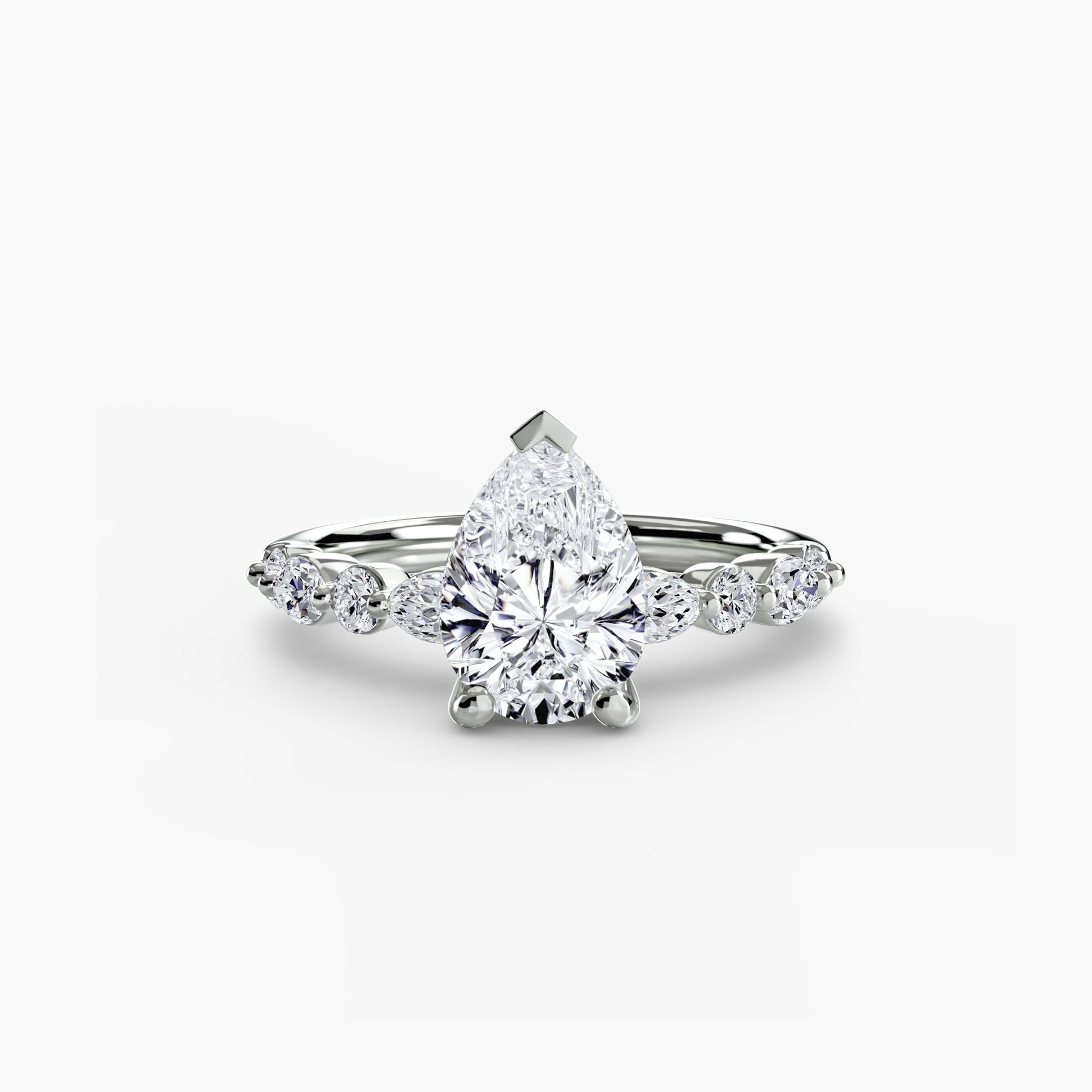 Solitaire with Eternity Pavé 2 - Prestige Stones