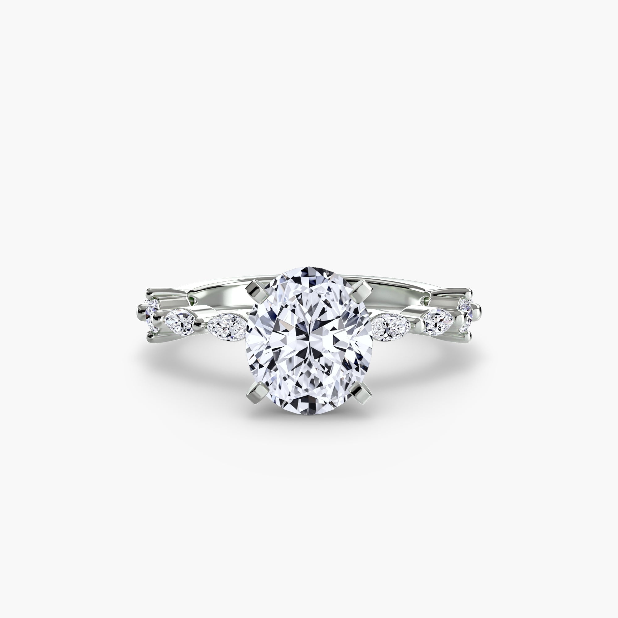 Solitaire with Eternity Pavé - Prestige Stones
