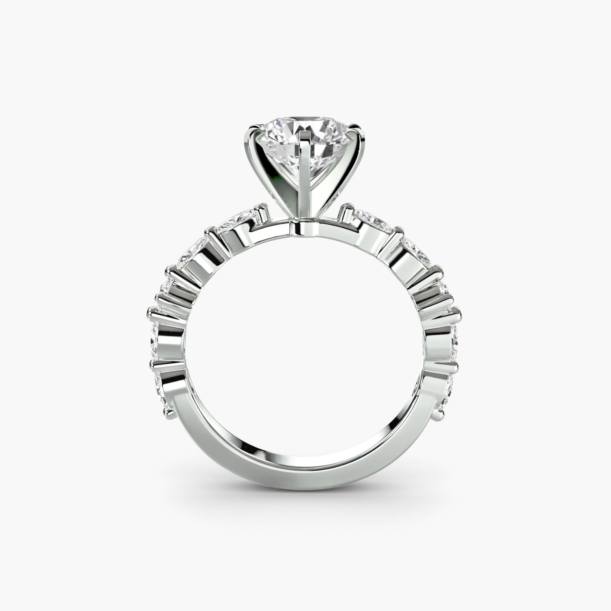 Solitaire with Eternity Pavé - Prestige Stones