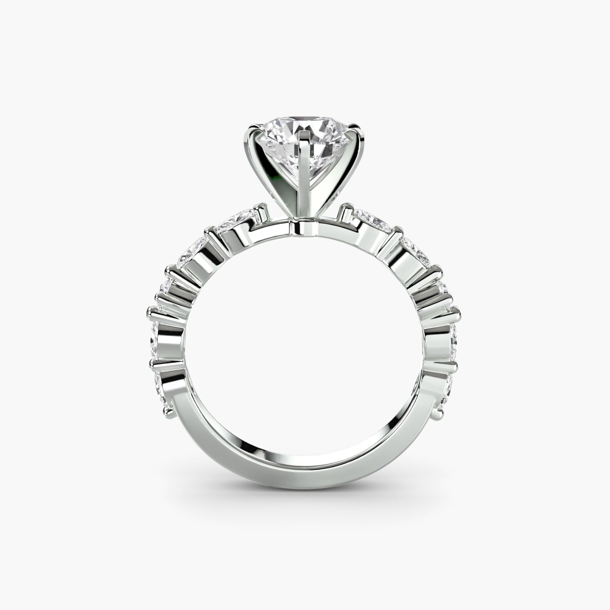 Solitaire with Eternity Pavé - Prestige Stones