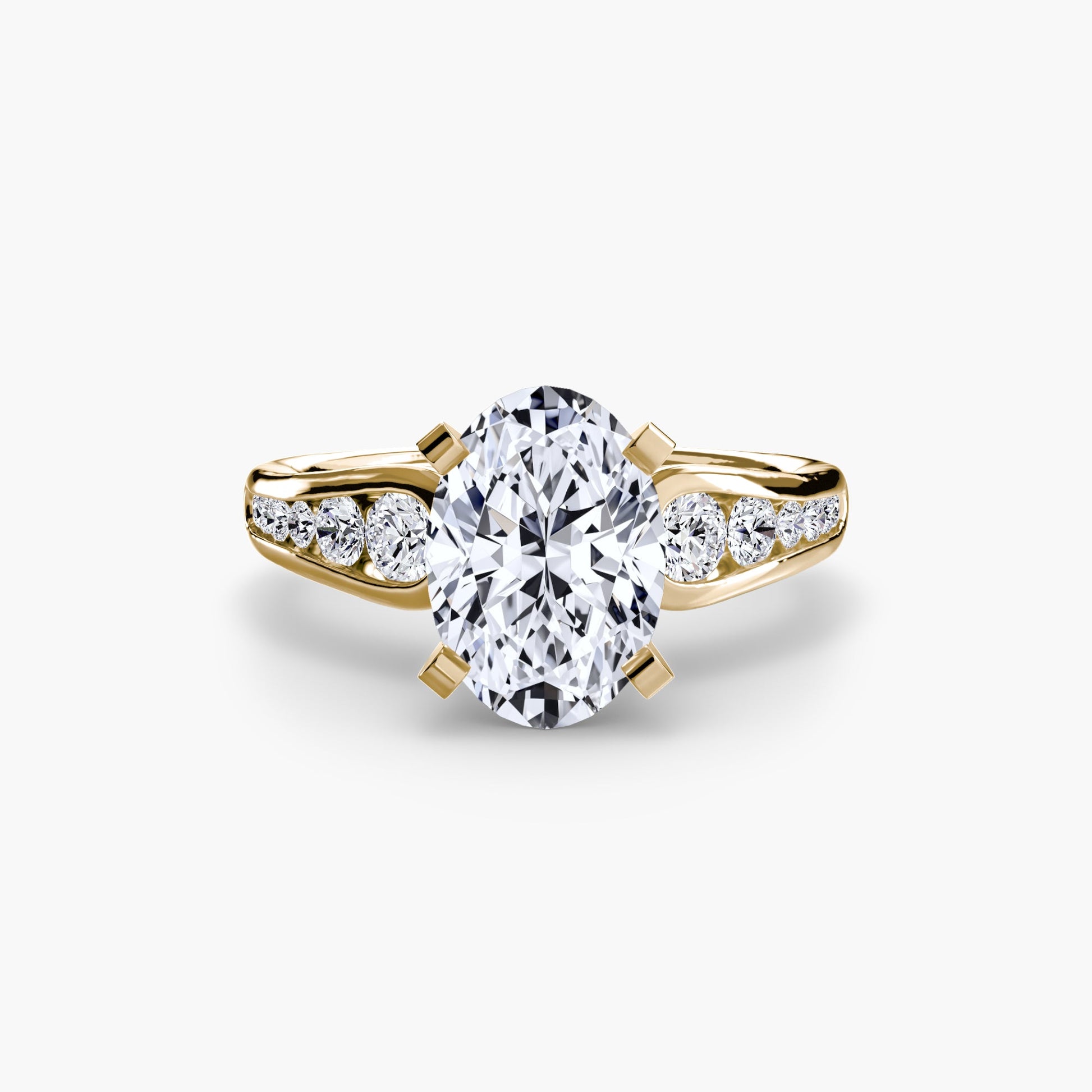 Solitaire with Pavé 2 - Prestige Stones
