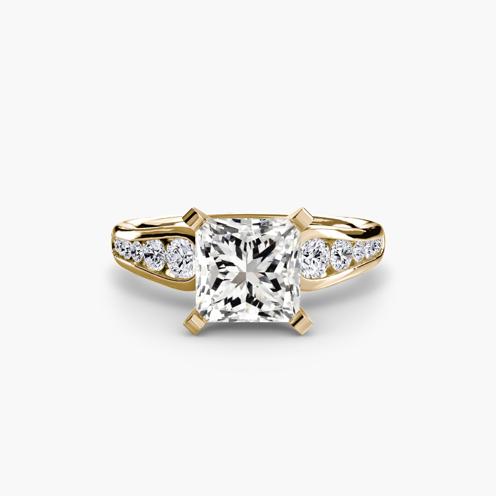 Solitaire with Pavé 2 - Prestige Stones