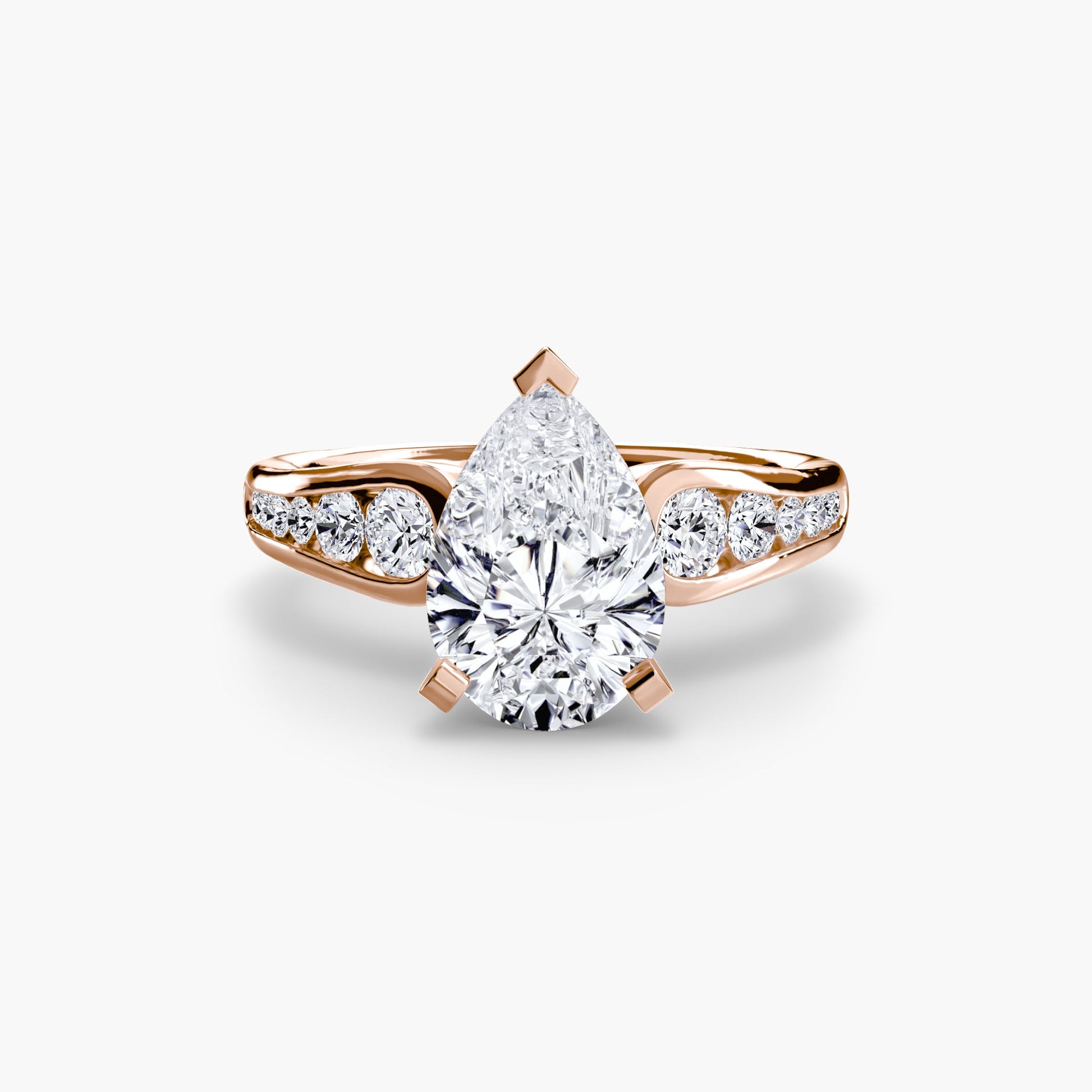 Solitaire with Pavé 2 - Prestige Stones