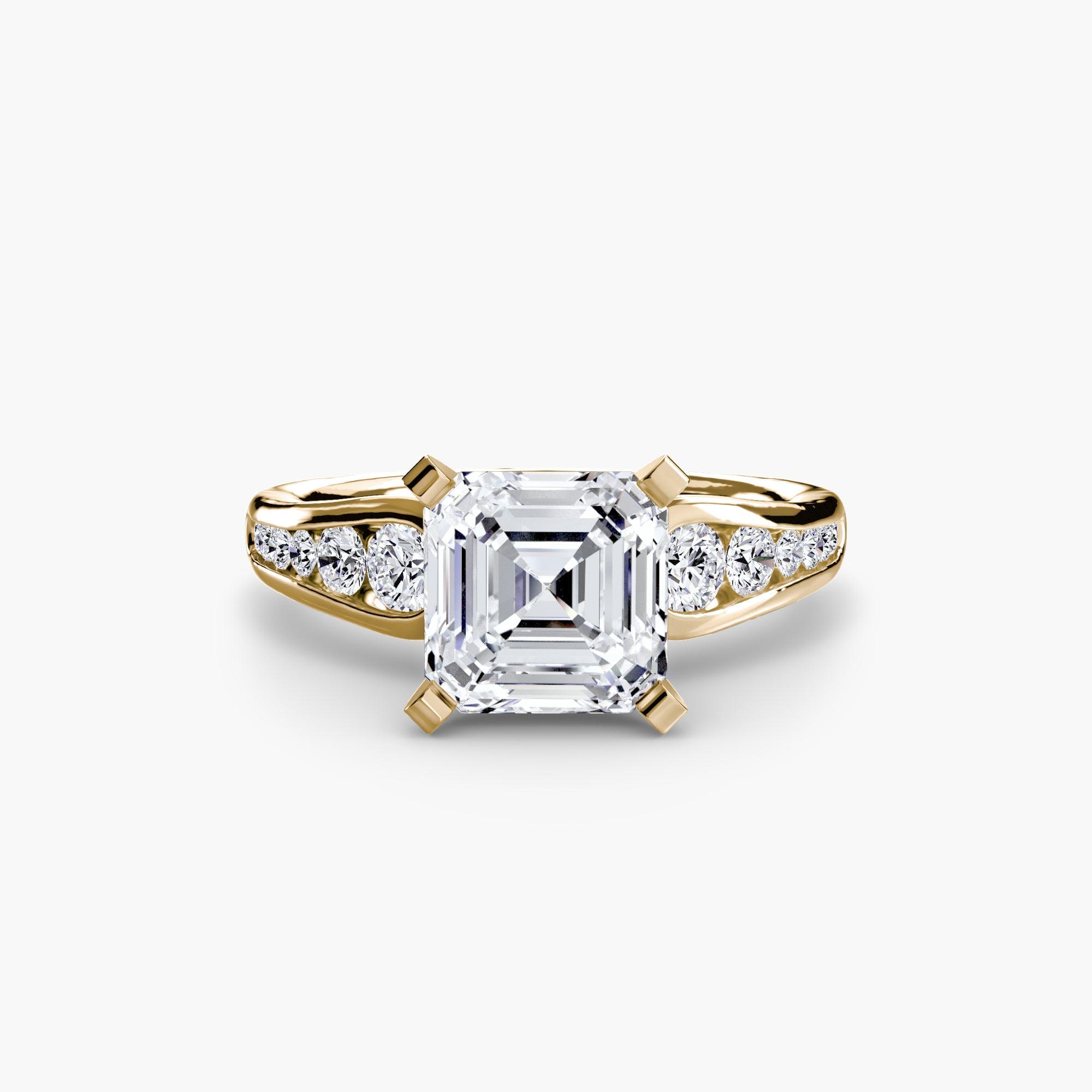Solitaire with Pavé 2 - Prestige Stones