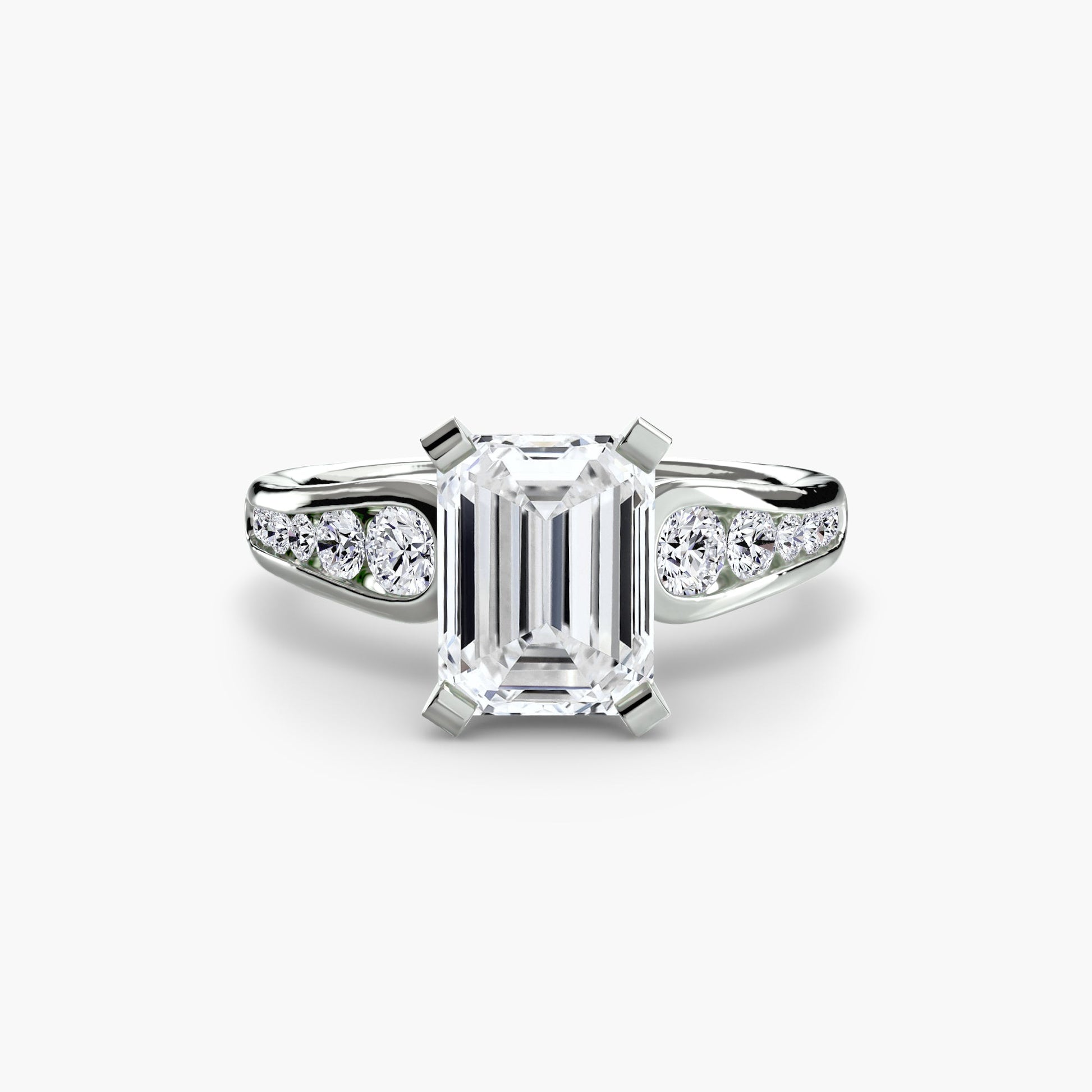 Solitaire with Pavé 2 - Prestige Stones