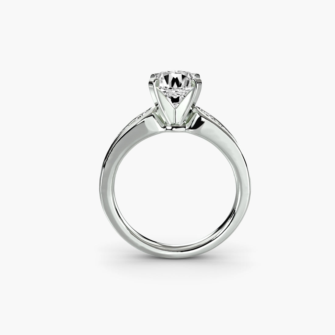 Solitaire with Pavé 2 - Prestige Stones