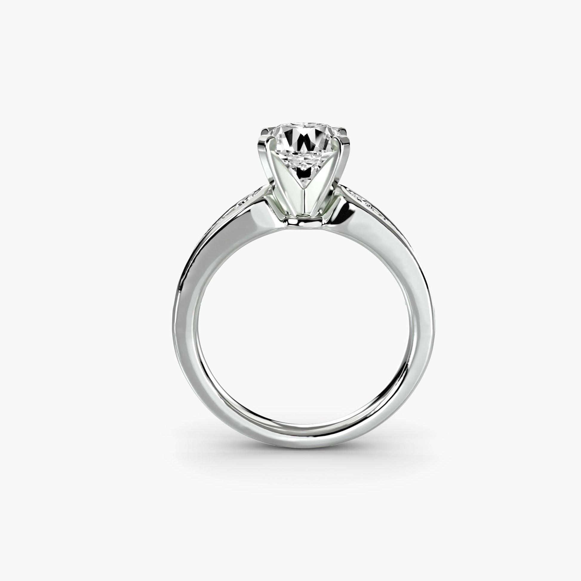 Solitaire with Pavé 2 - Prestige Stones