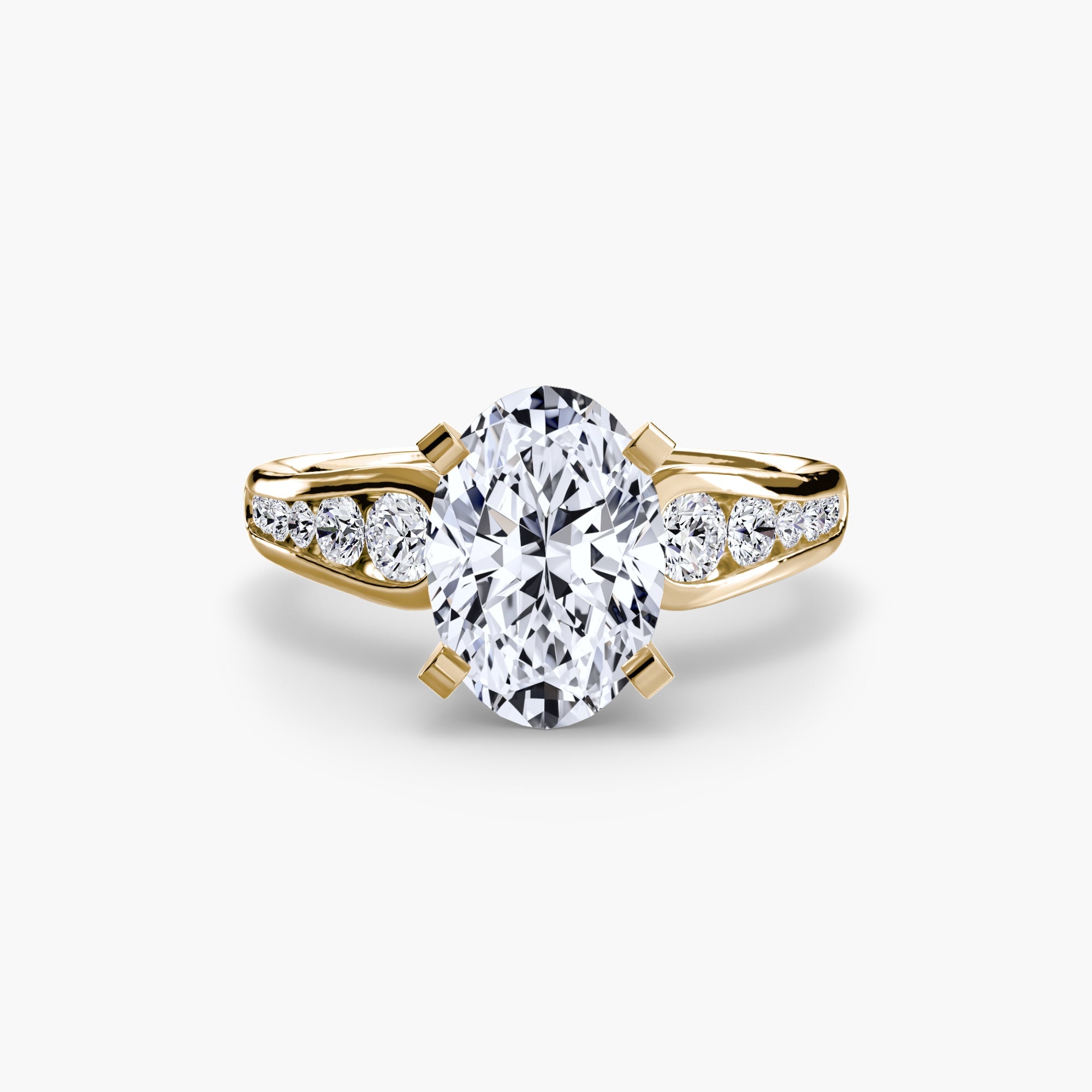 Solitaire with Pavé 2 - Prestige Stones