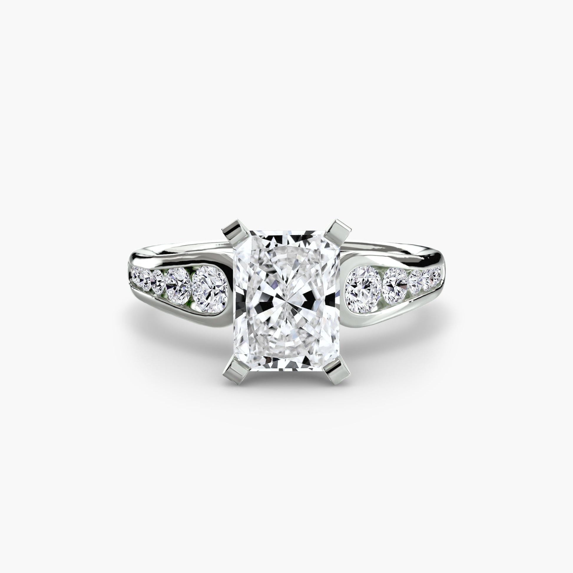 Solitaire with Pavé 2 - Prestige Stones