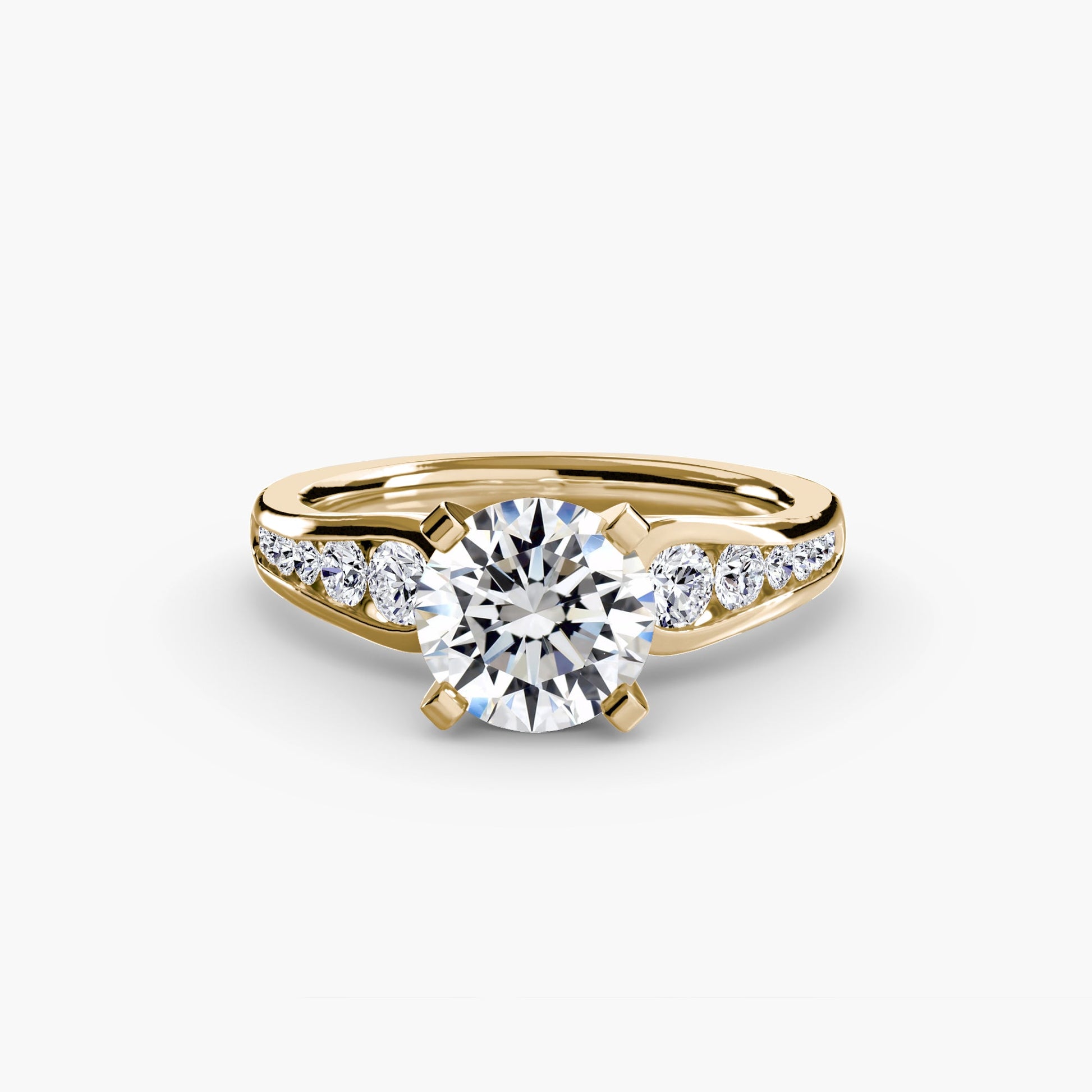 Solitaire with Pavé 2 - Prestige Stones