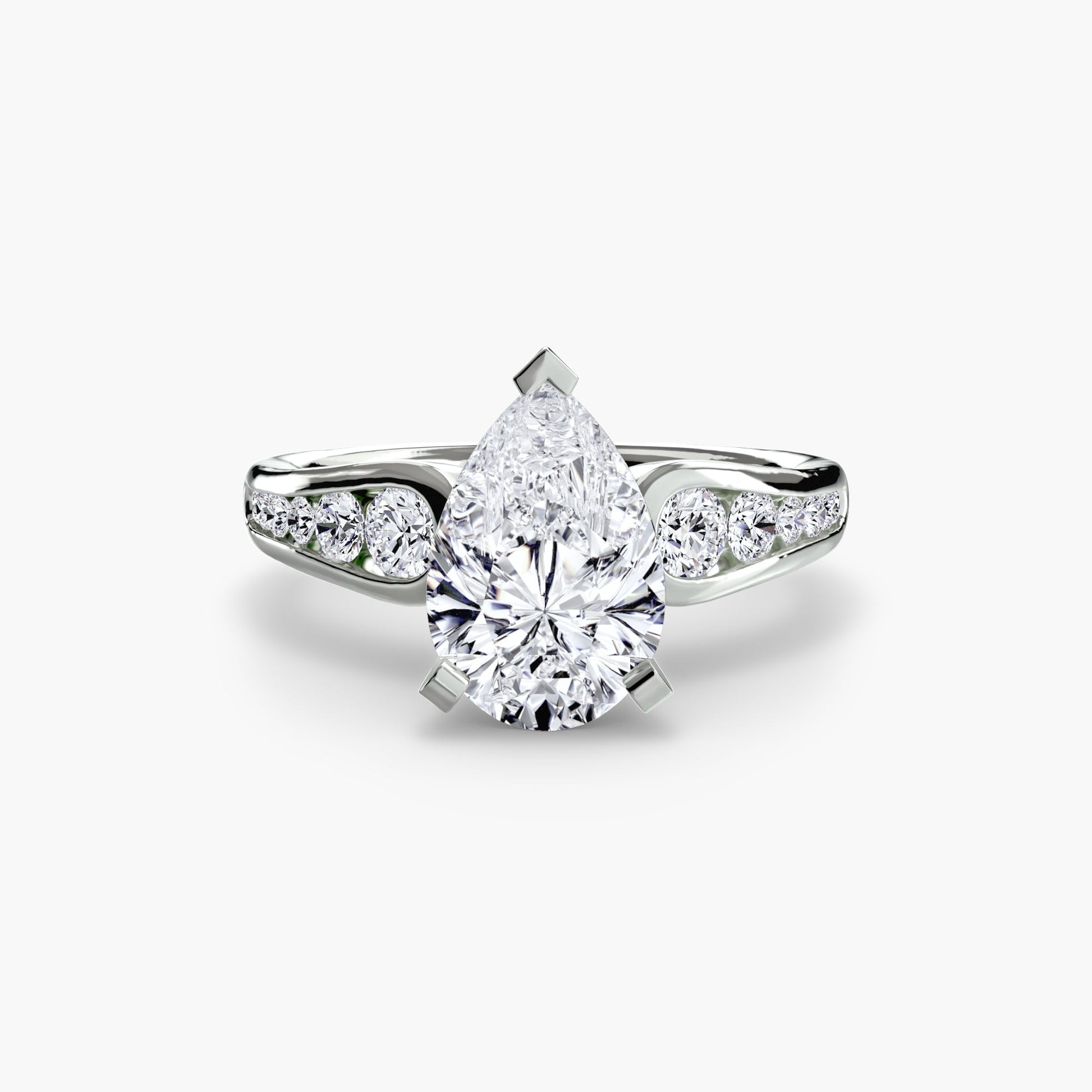Solitaire with Pavé 2 - Prestige Stones