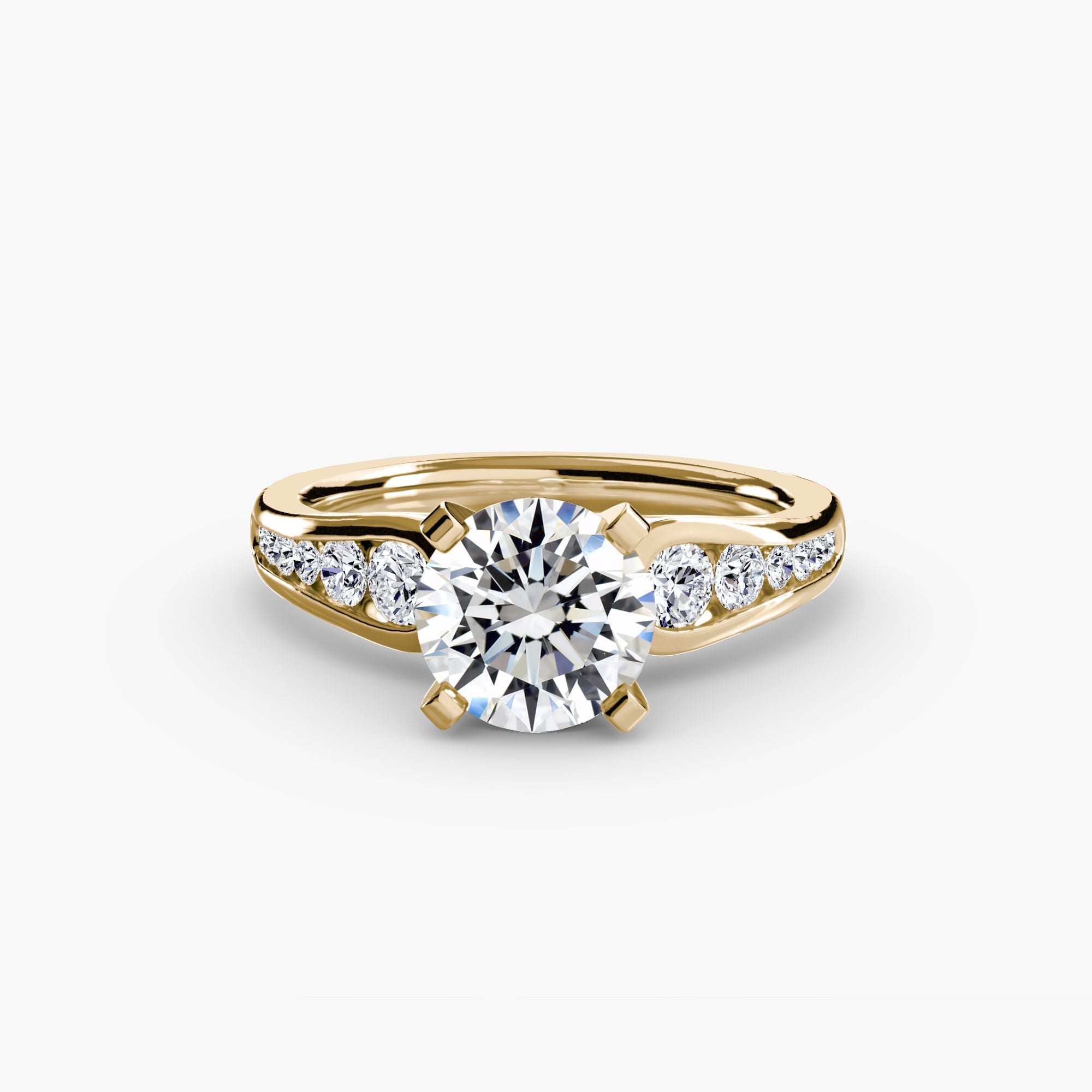 Solitaire with Pavé 2 - Prestige Stones