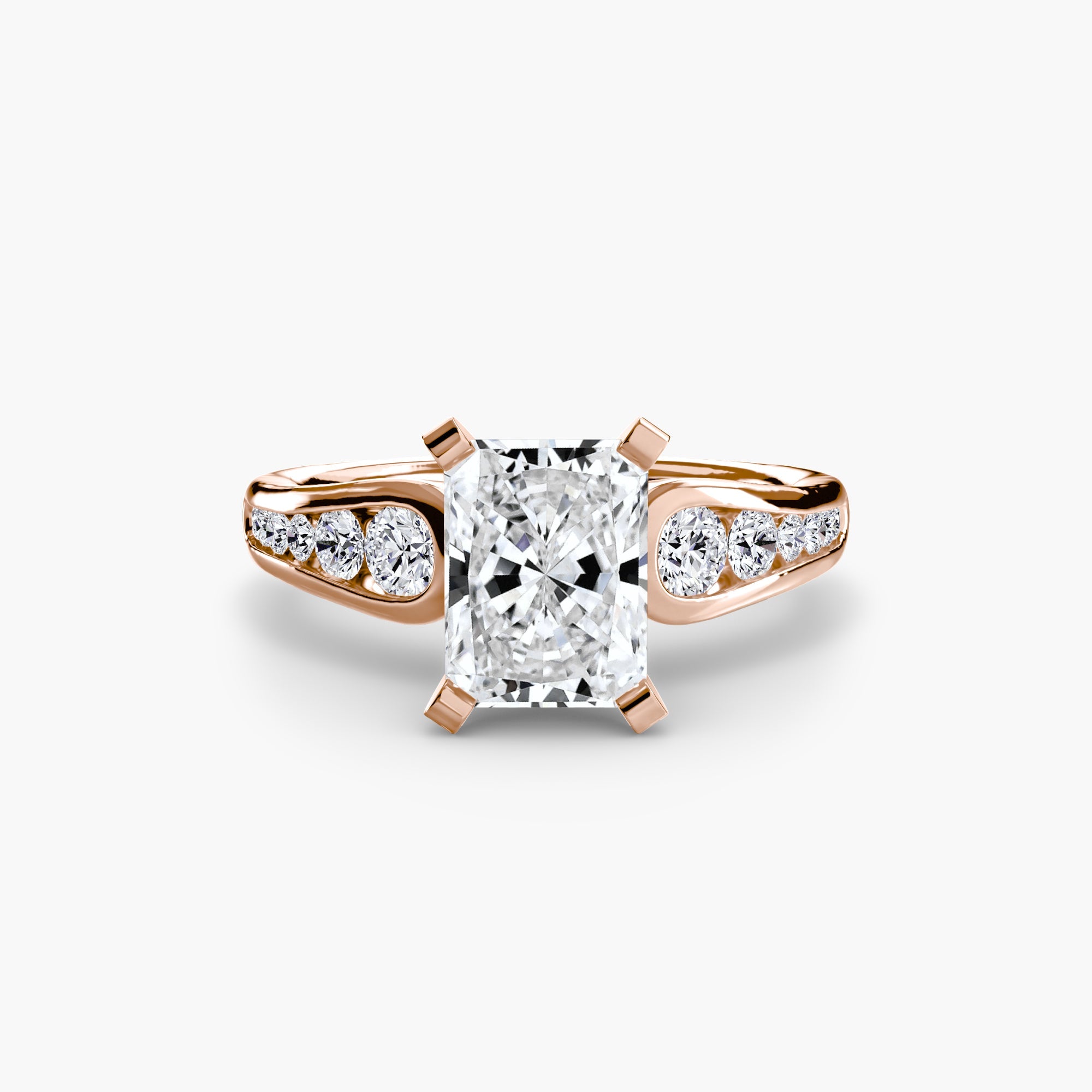 Solitaire with Pavé 2 - Prestige Stones