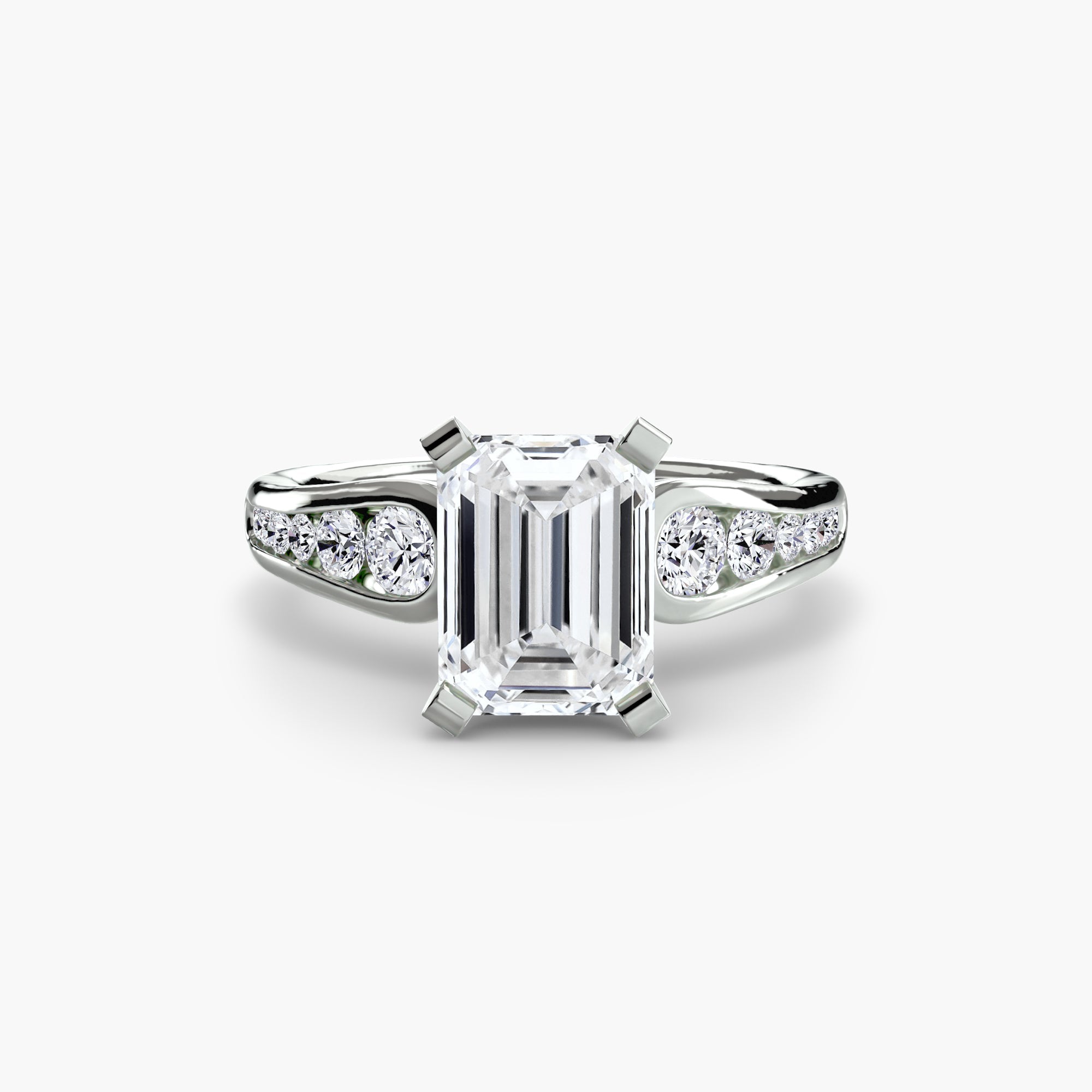 Solitaire with Pavé 2 - Prestige Stones