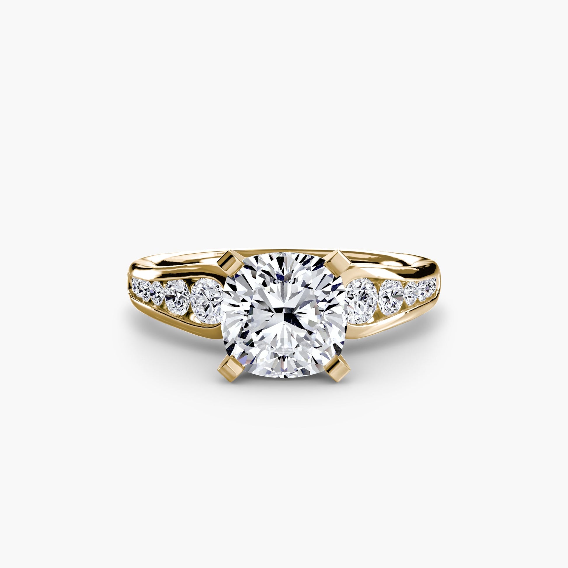 Solitaire with Pavé 2 - Prestige Stones