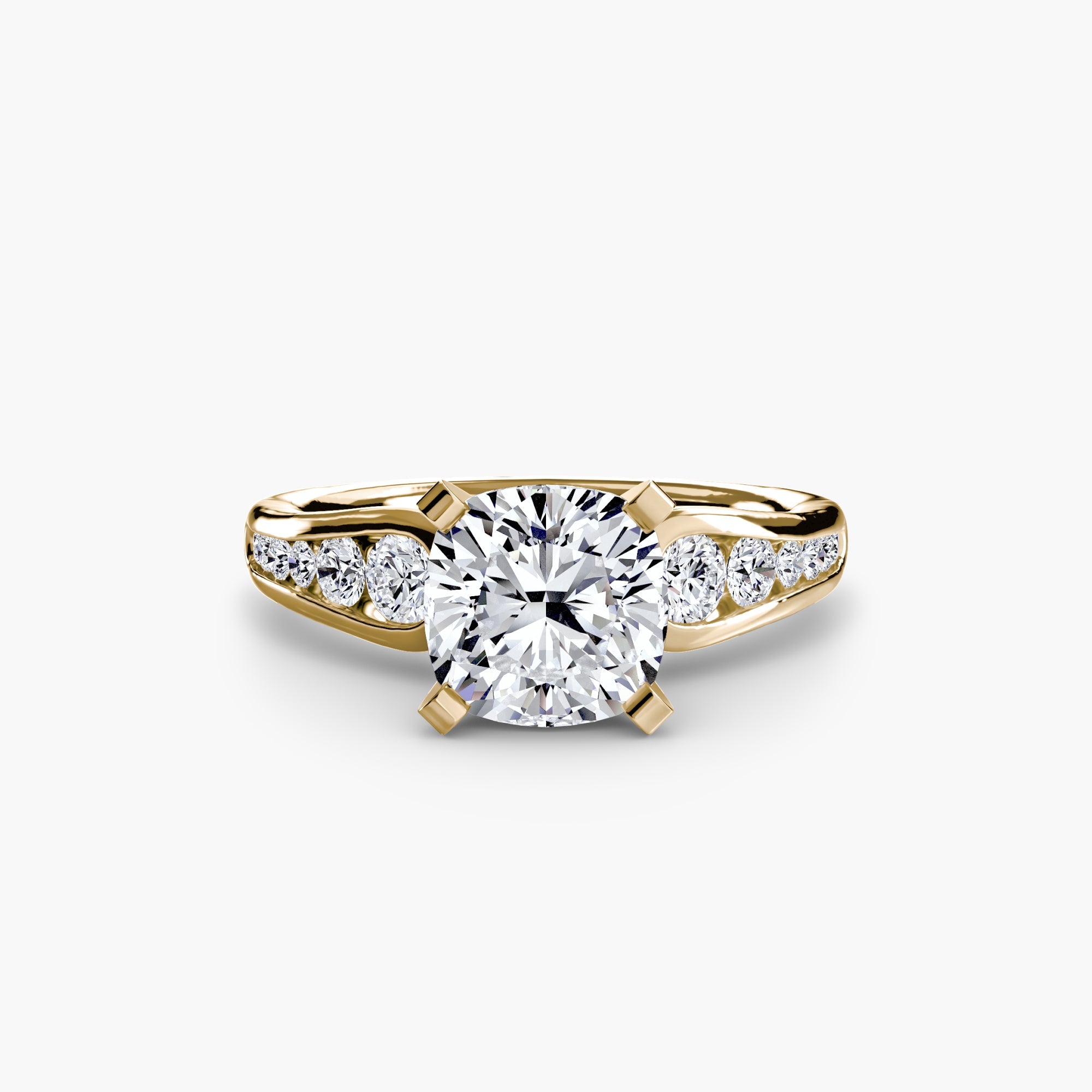 Solitaire with Pavé 2 - Prestige Stones