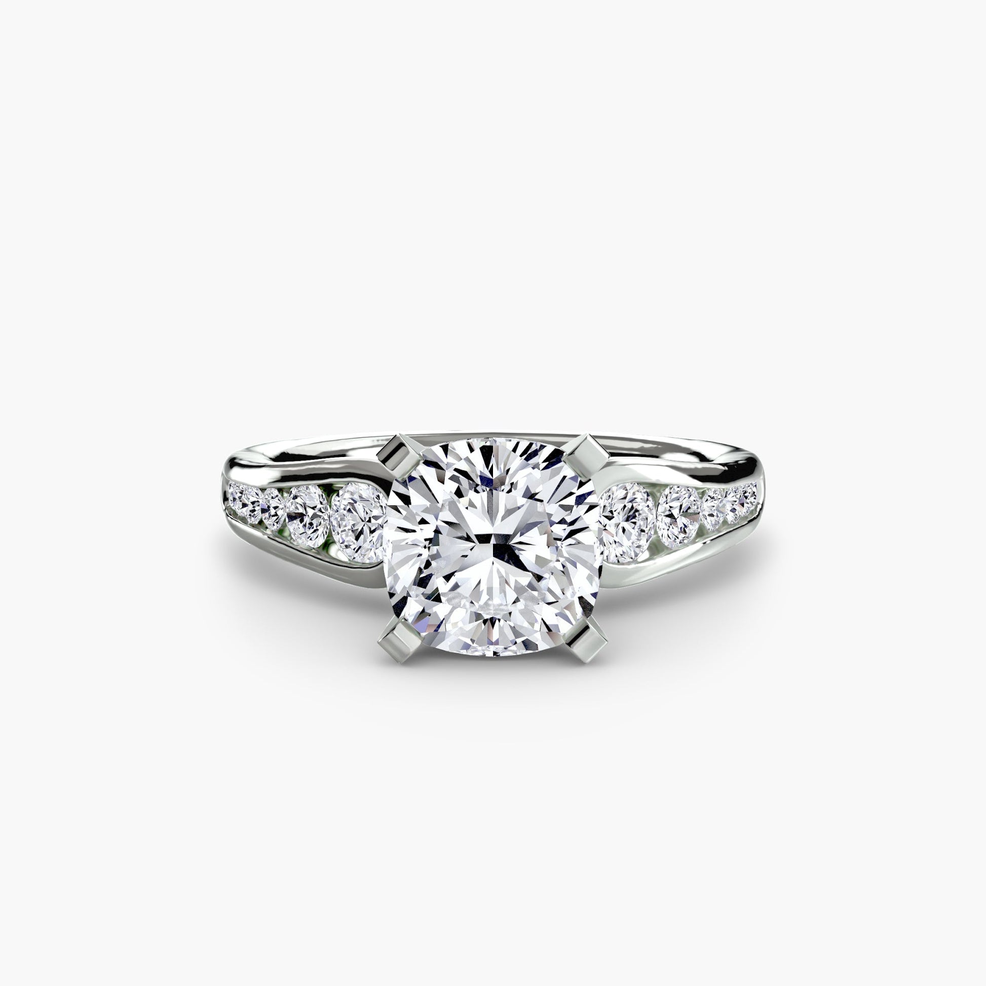 Solitaire with Pavé 2 - Prestige Stones