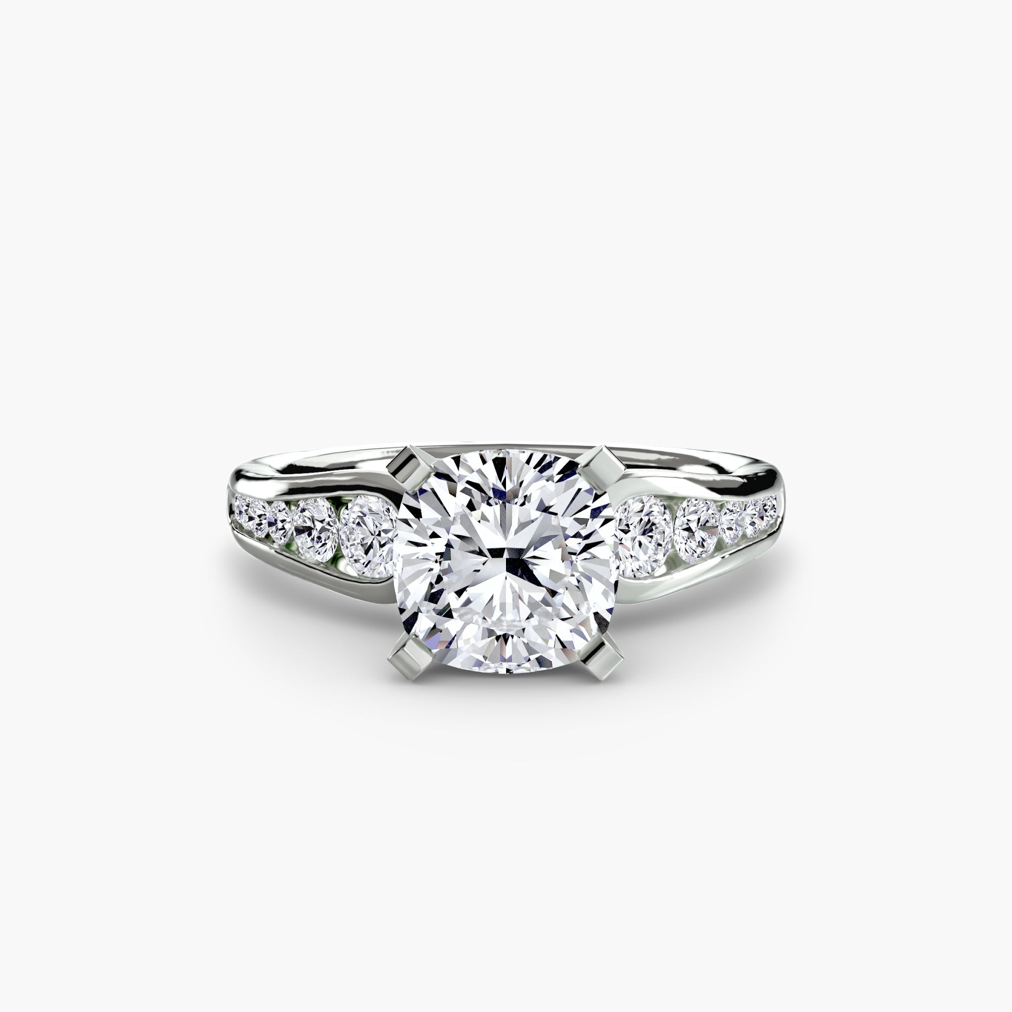 Solitaire with Pavé 2 - Prestige Stones