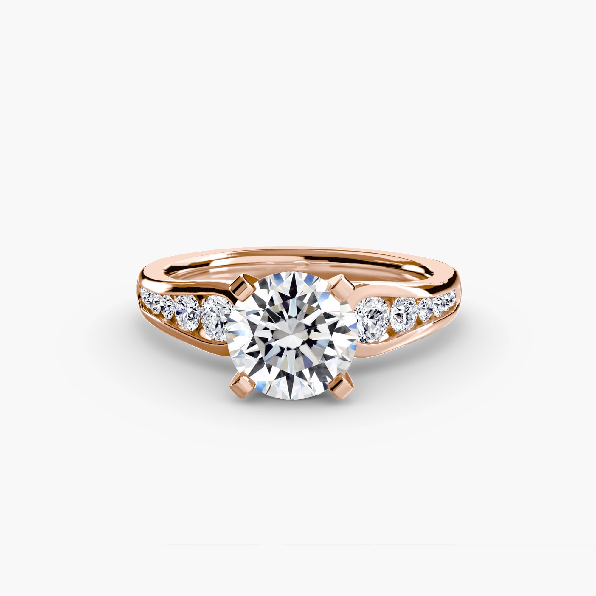 Solitaire with Pavé 2 - Prestige Stones