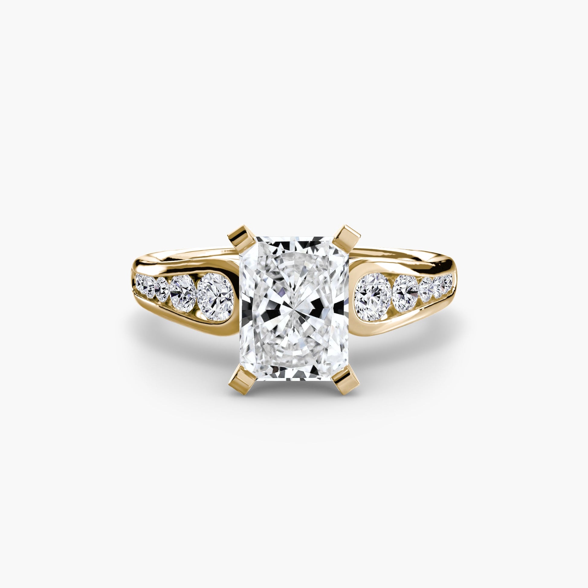 Solitaire with Pavé 2 - Prestige Stones