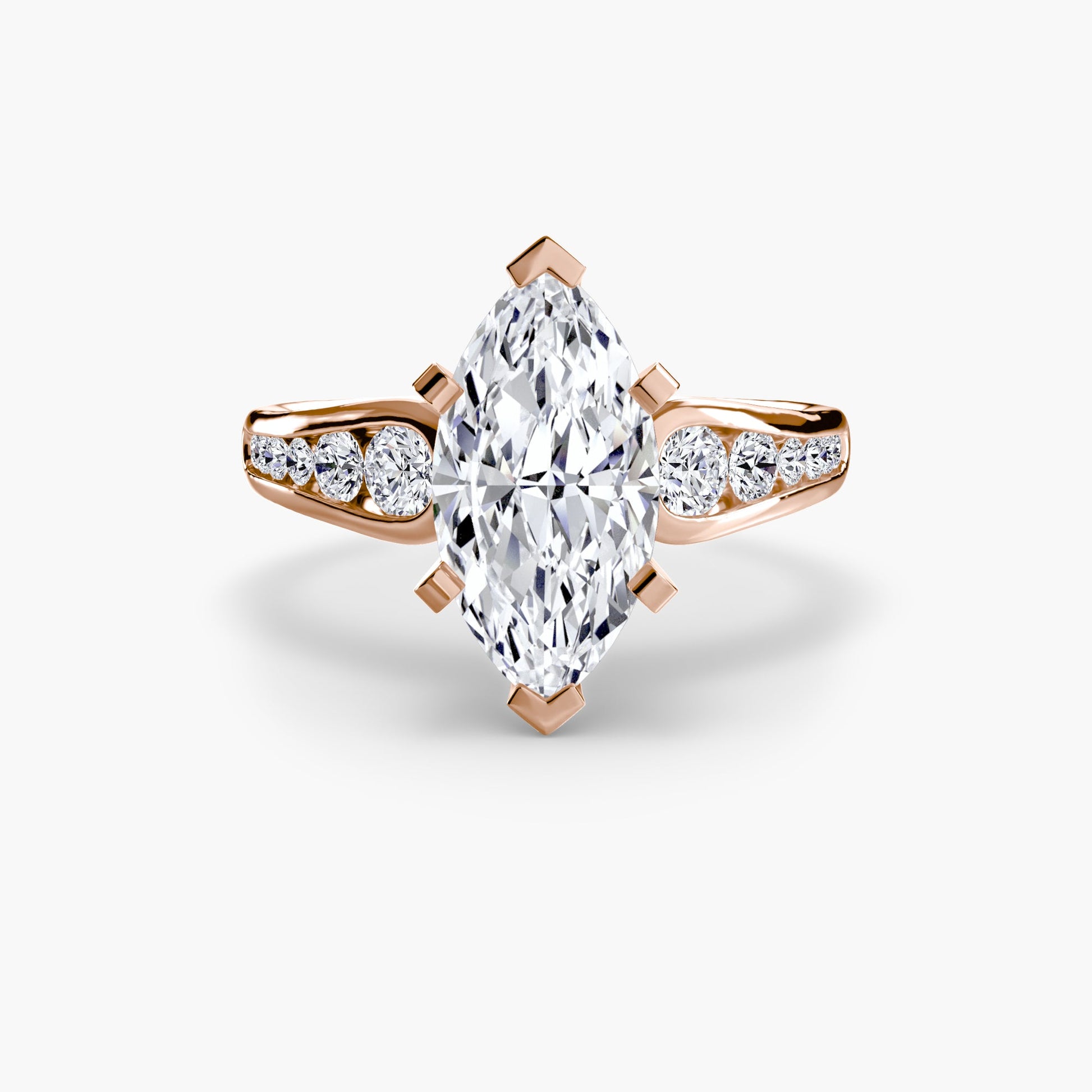 Solitaire with Pavé 2 - Prestige Stones