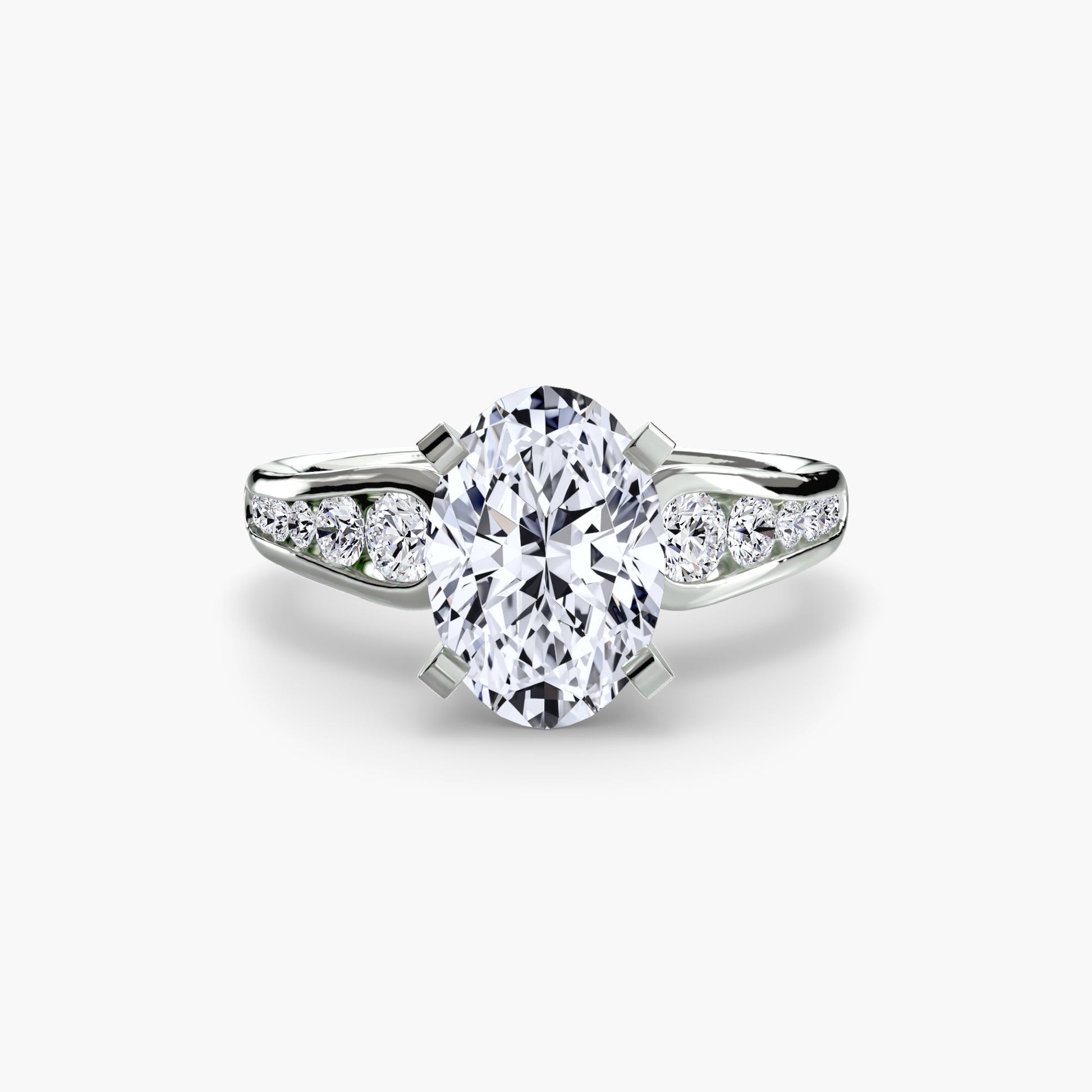Solitaire with Pavé 2 - Prestige Stones