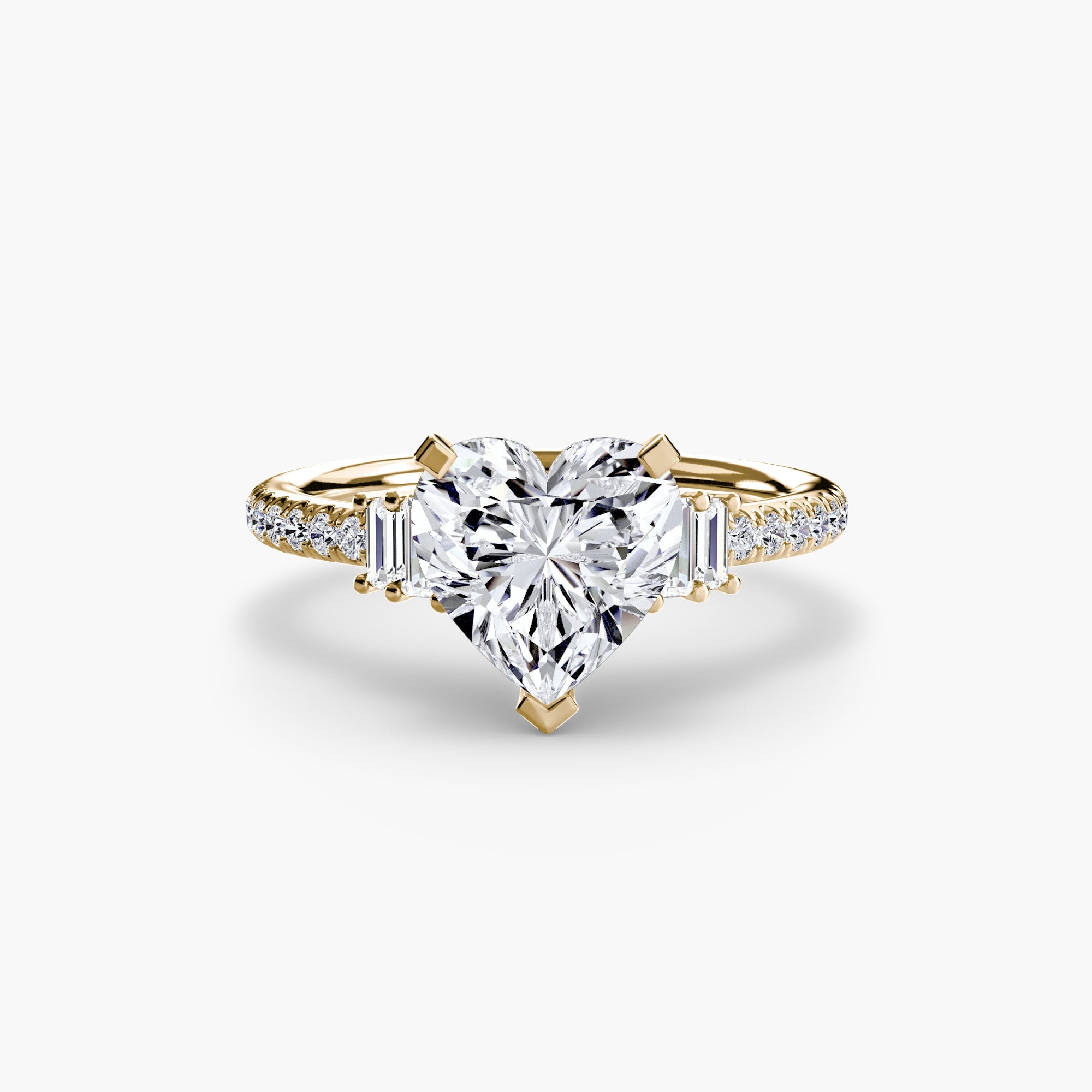 Solitaire with Pavé 4 - Prestige Stones