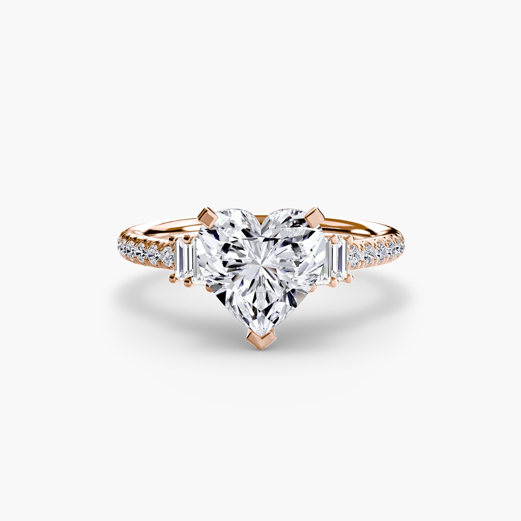Solitaire with Pavé 4 - Prestige Stones