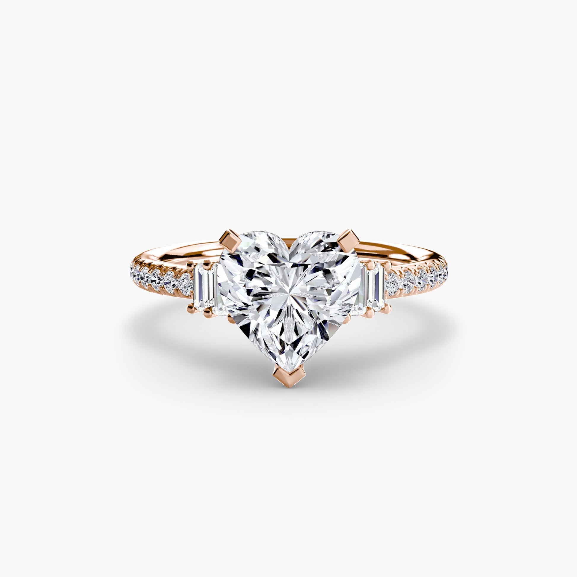 Solitaire with Pavé 4 - Prestige Stones