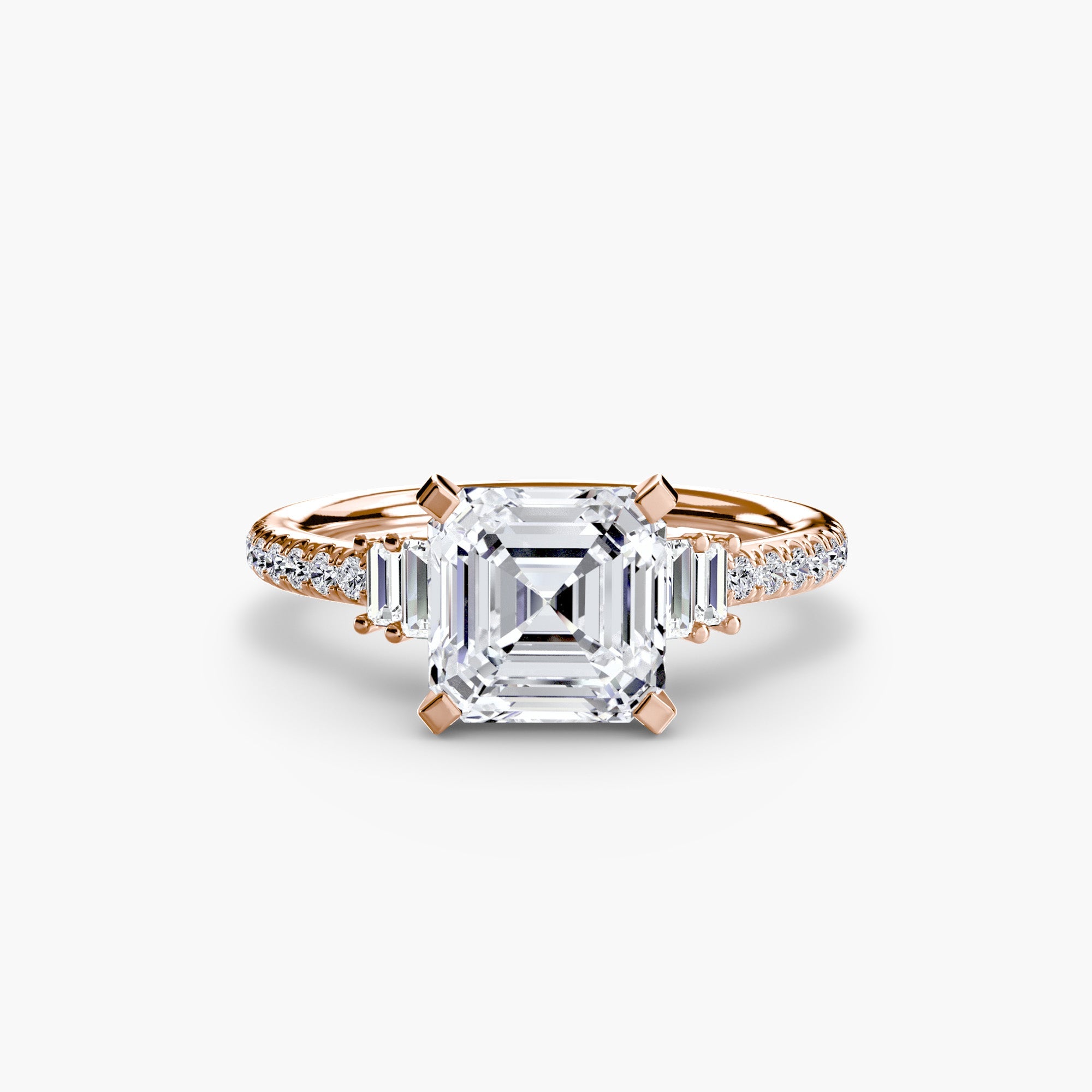 Solitaire with Pavé 4 - Prestige Stones
