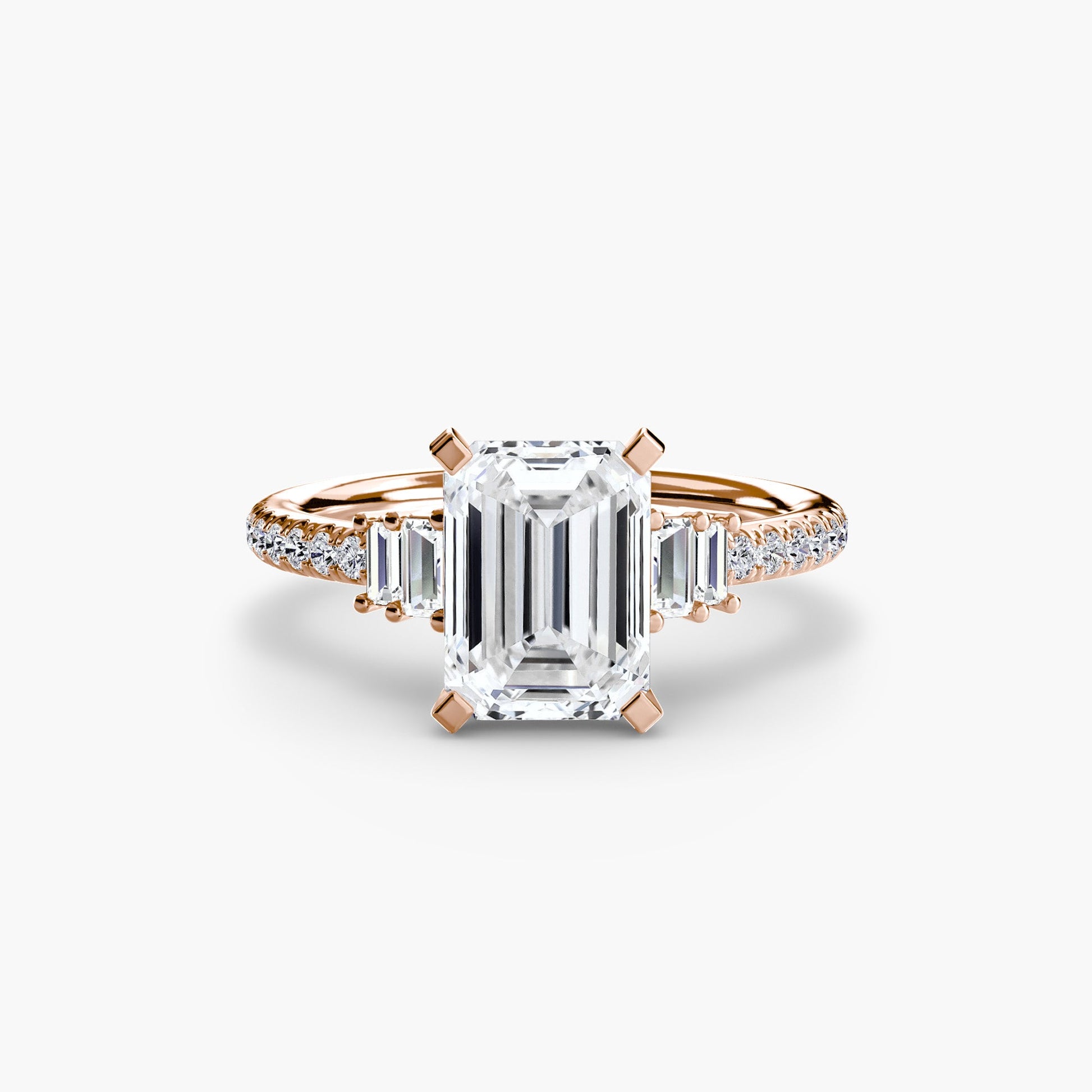Solitaire with Pavé 4 - Prestige Stones