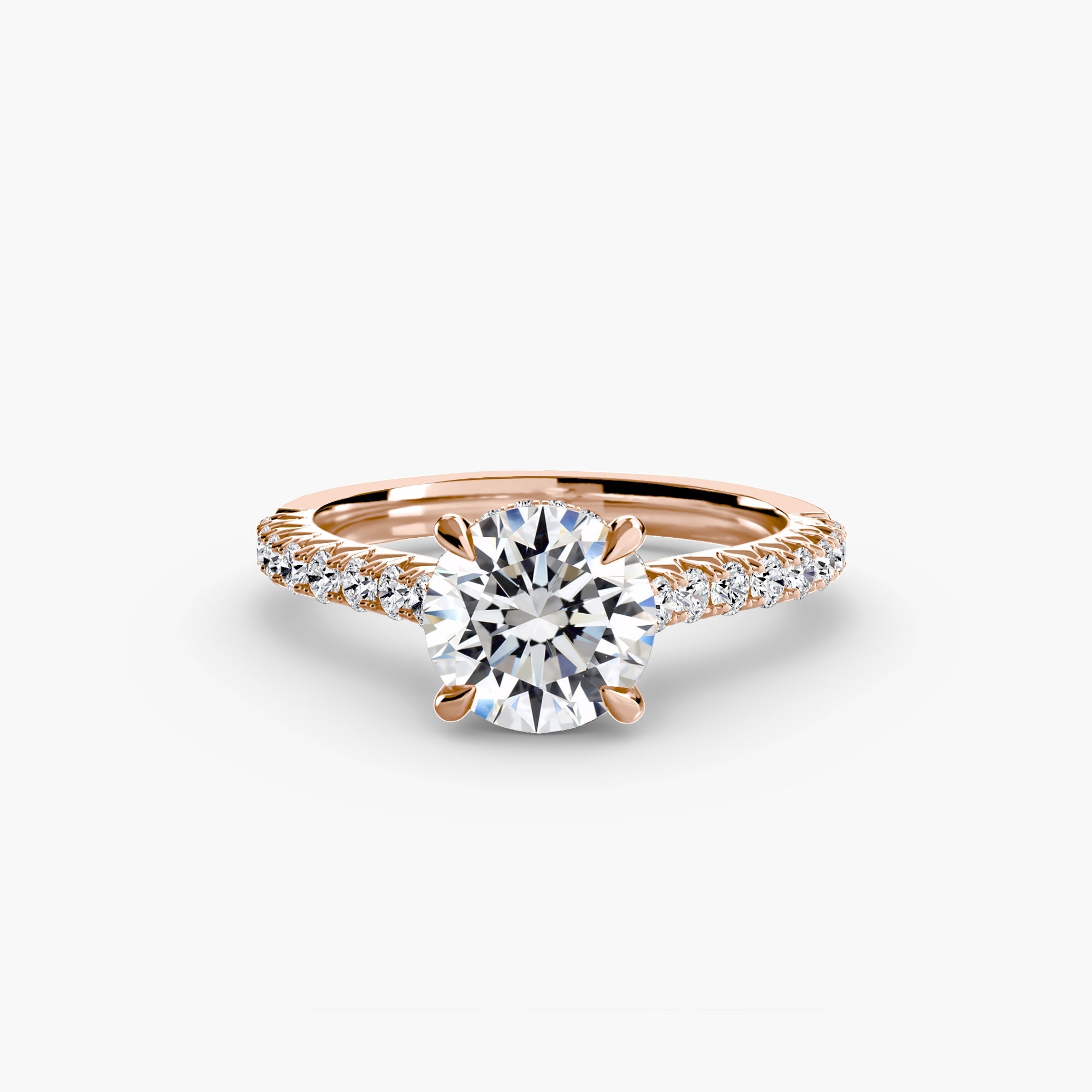 Solitaire with Pavé 5 - Prestige Stones