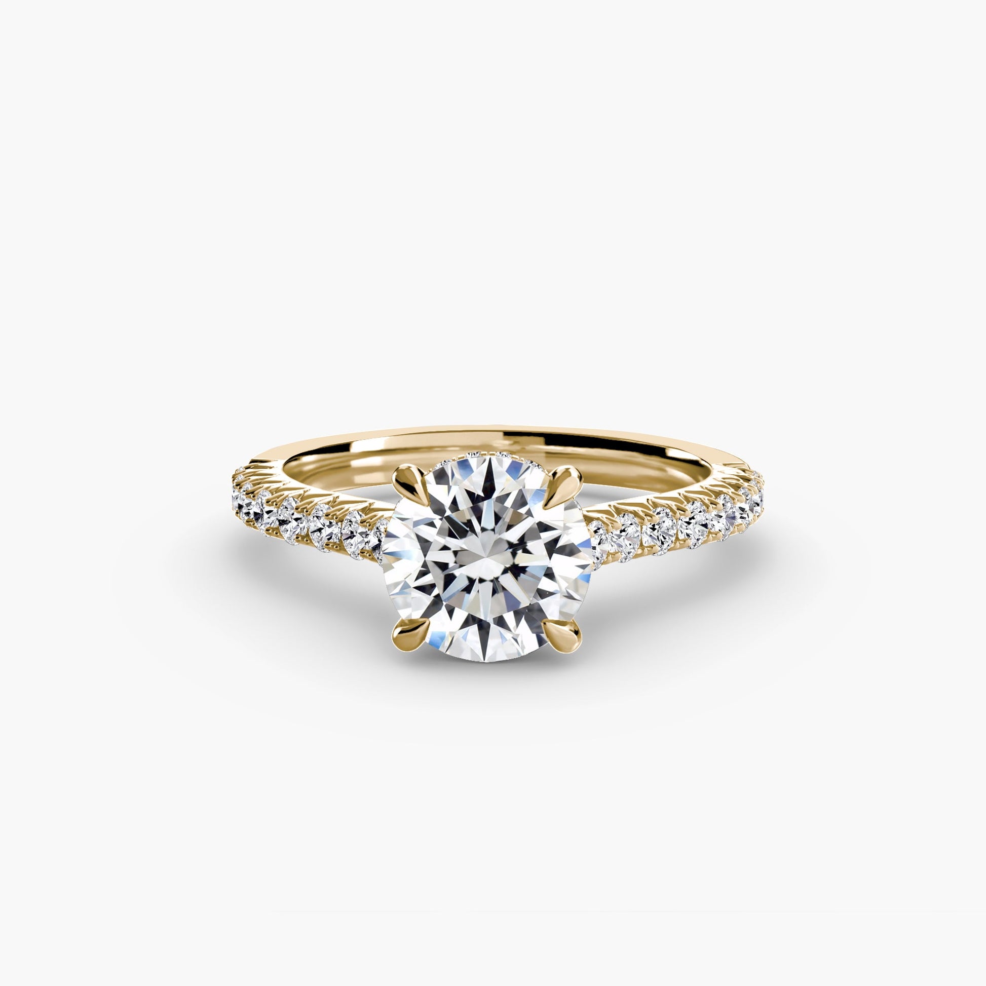 Solitaire with Pavé 5 - Prestige Stones