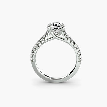 Solitaire with Pavé 5 - Prestige Stones