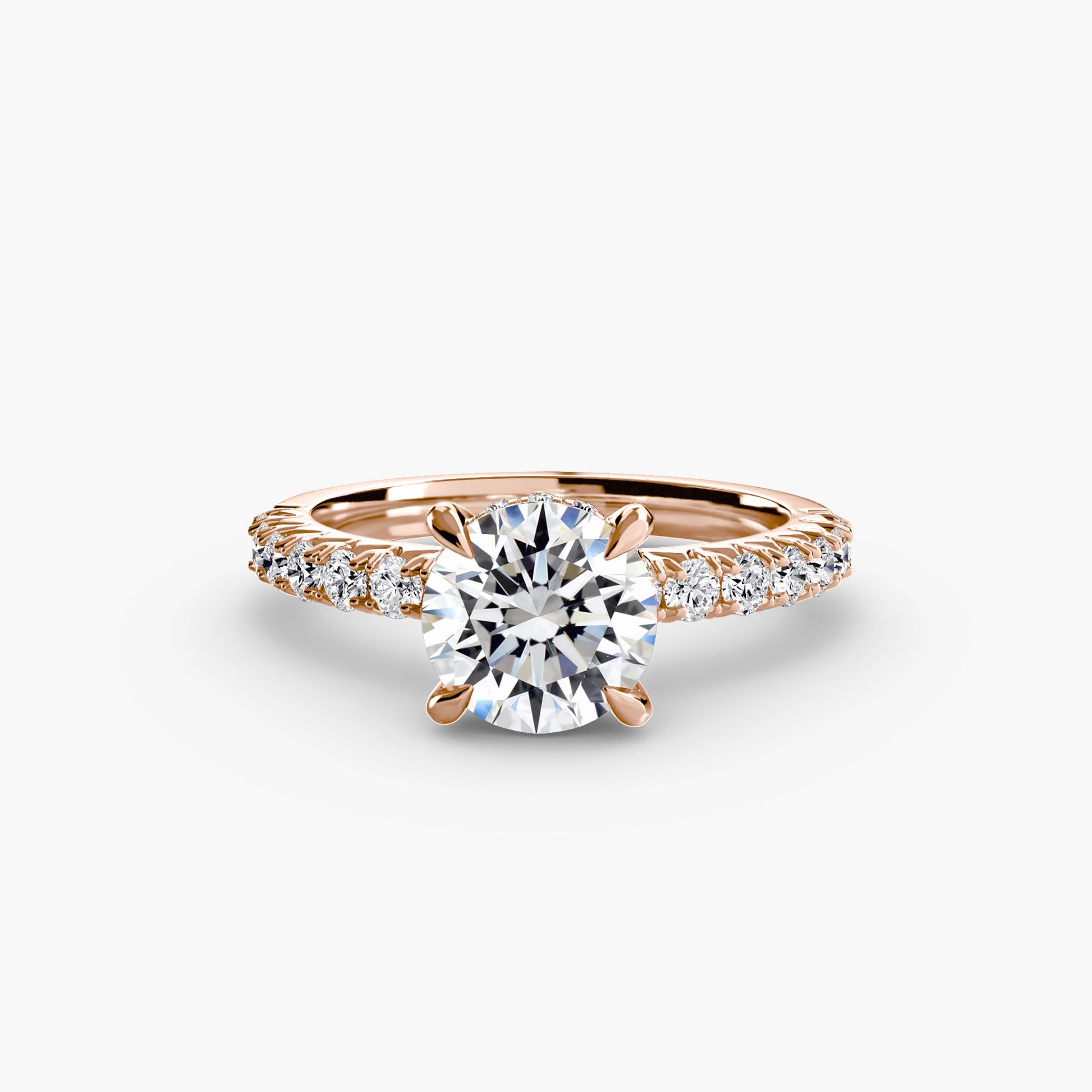 Solitaire with Pavé 6 - Prestige Stones