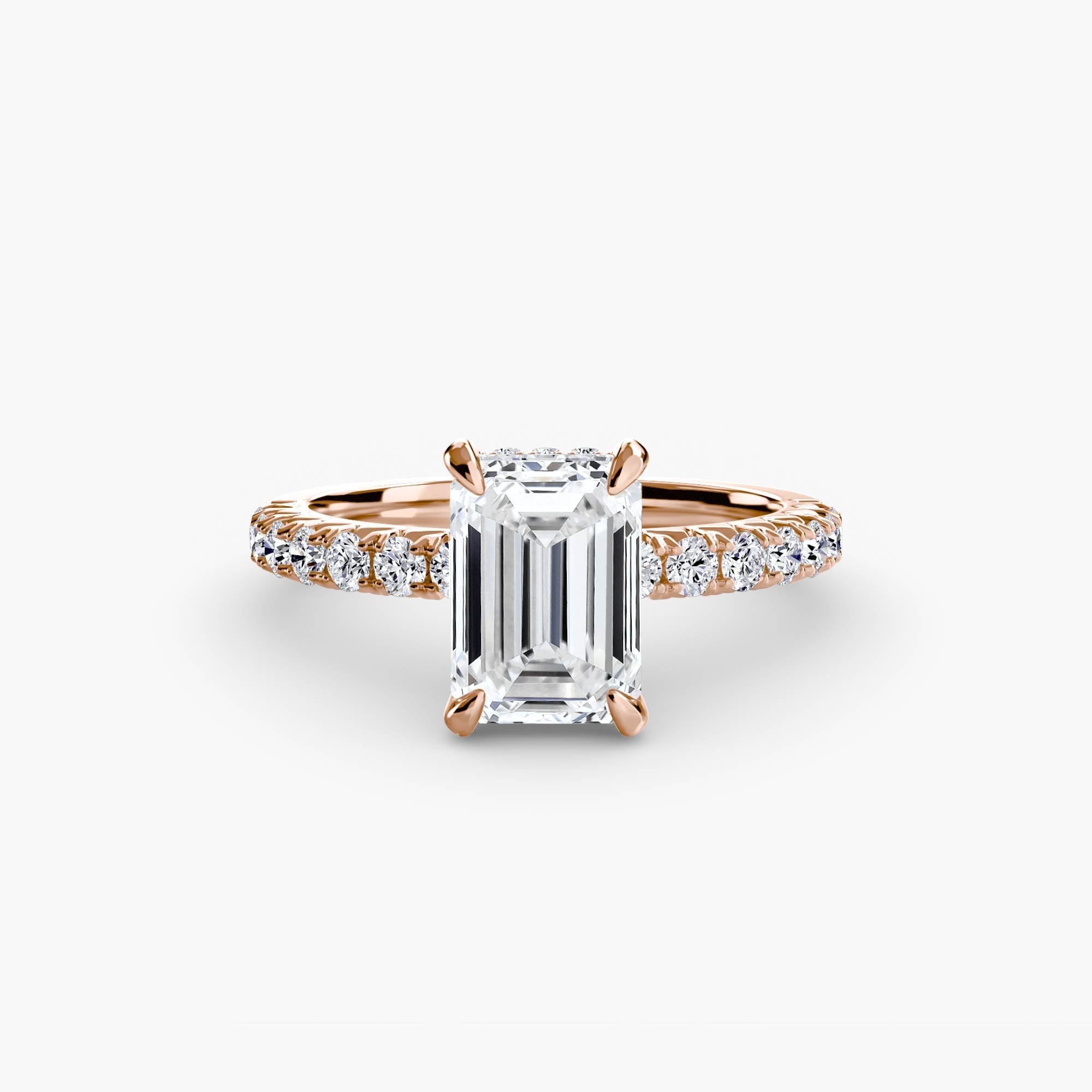 Solitaire with Pavé 6 - Prestige Stones