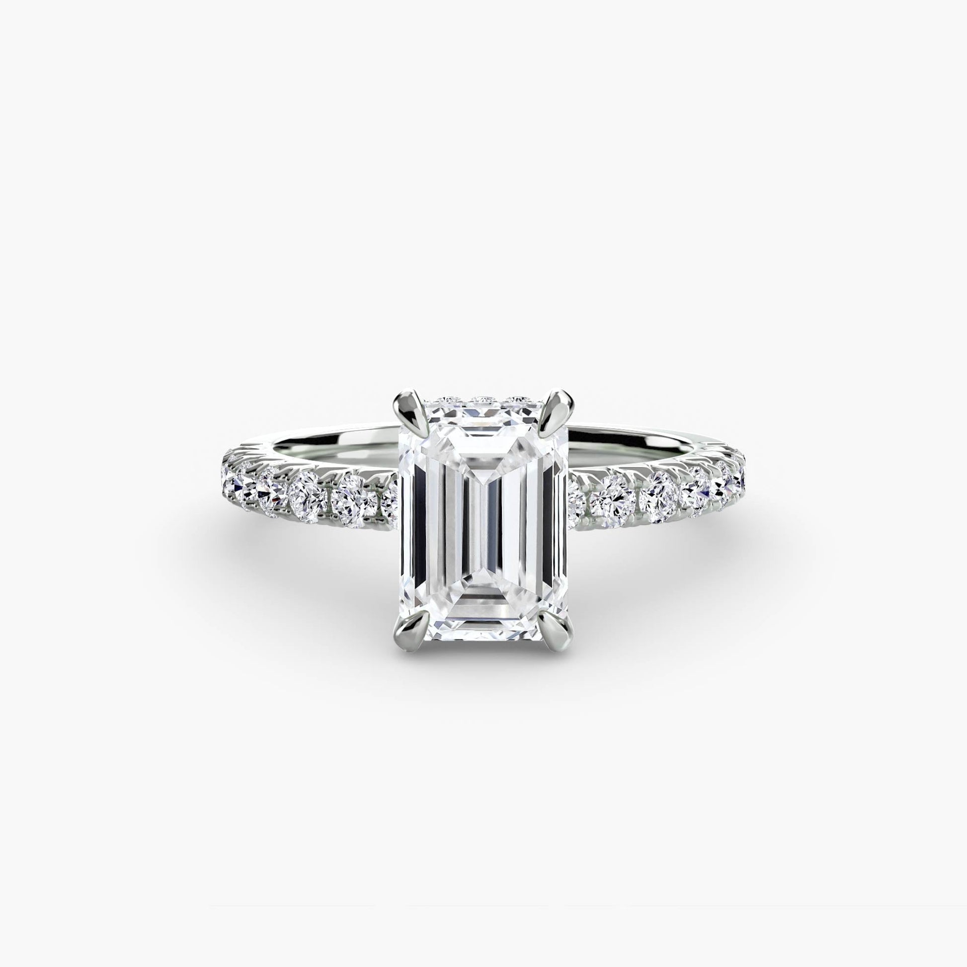Solitaire with Pavé 6 - Prestige Stones