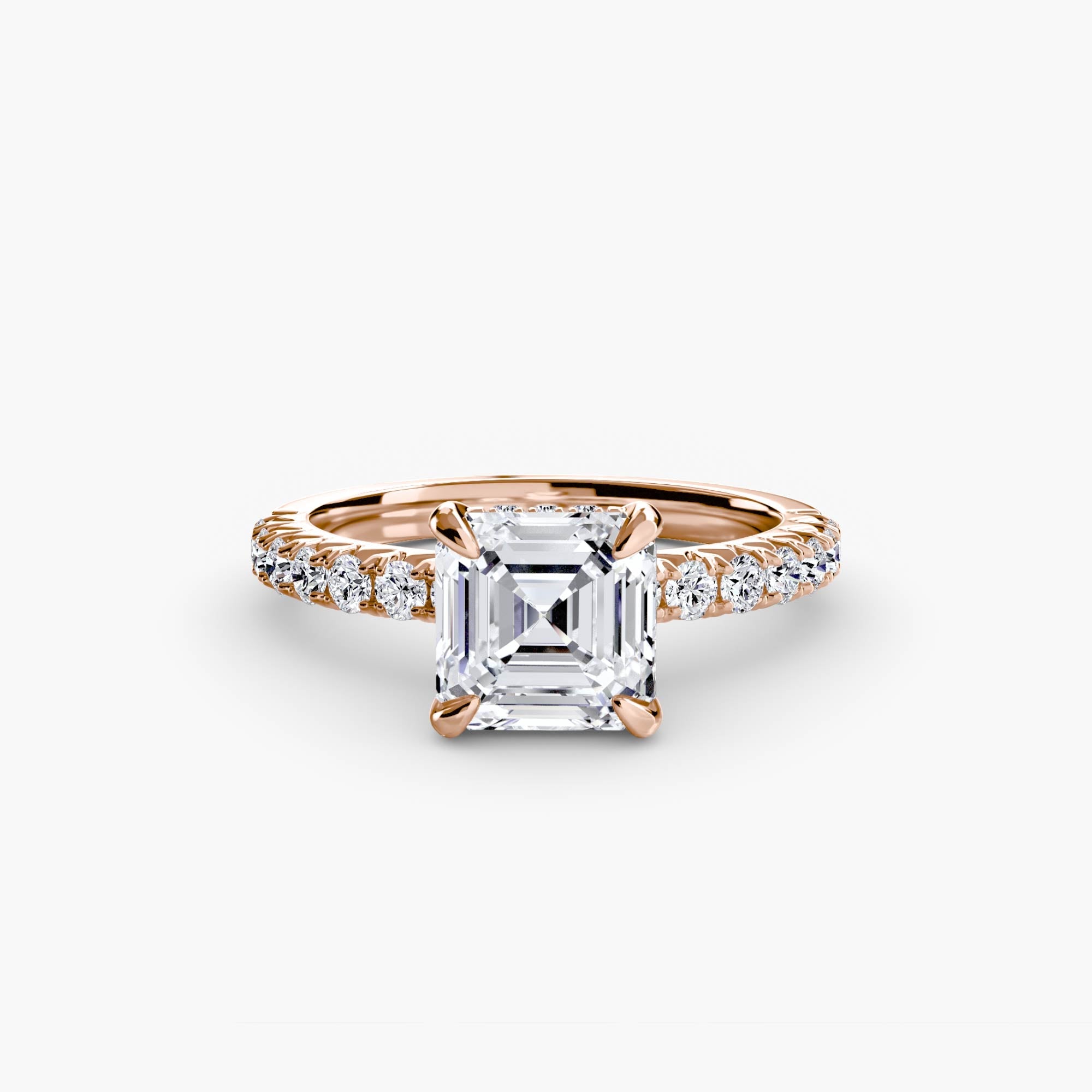 Solitaire with Pavé 6 - Prestige Stones