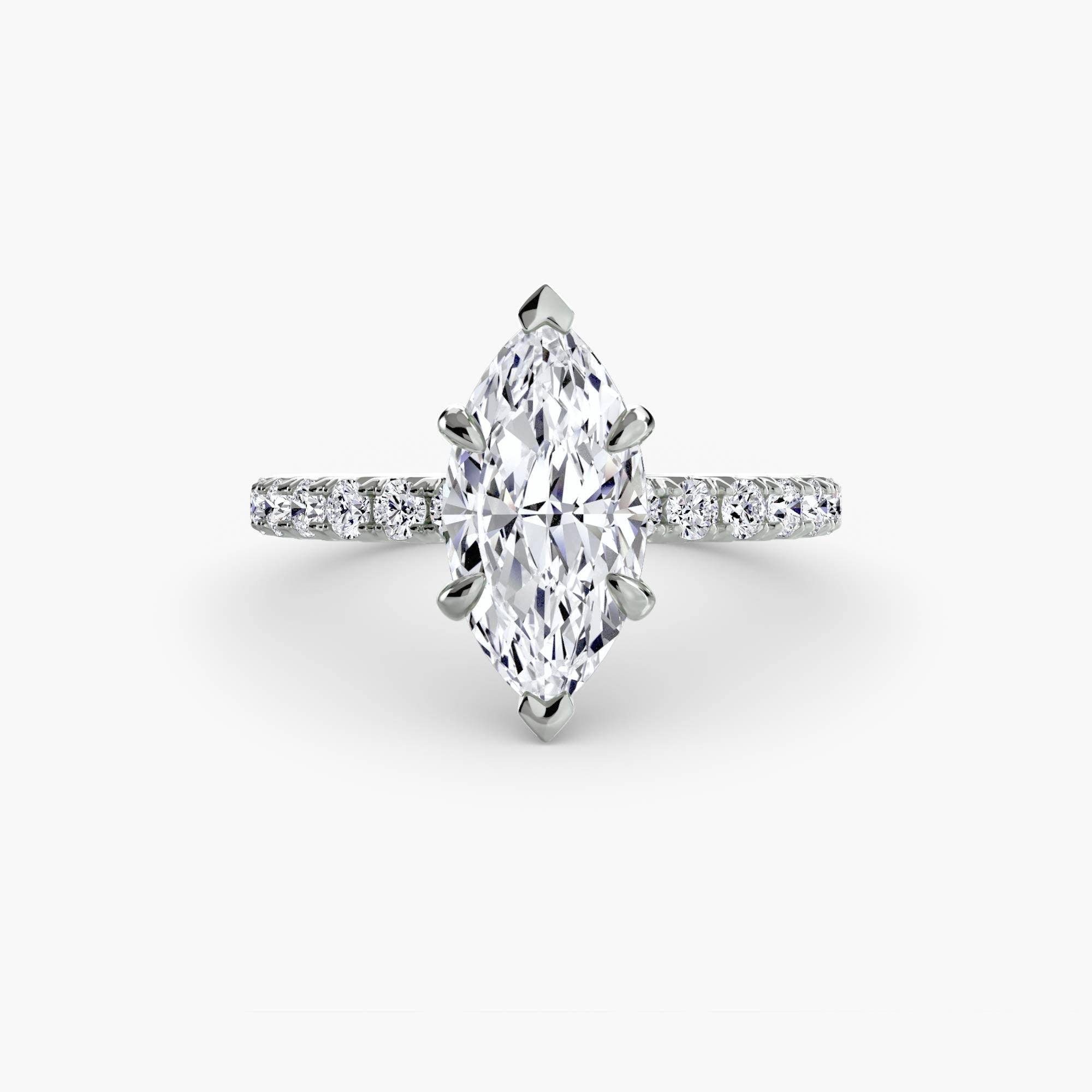 Solitaire with Pavé 6 - Prestige Stones