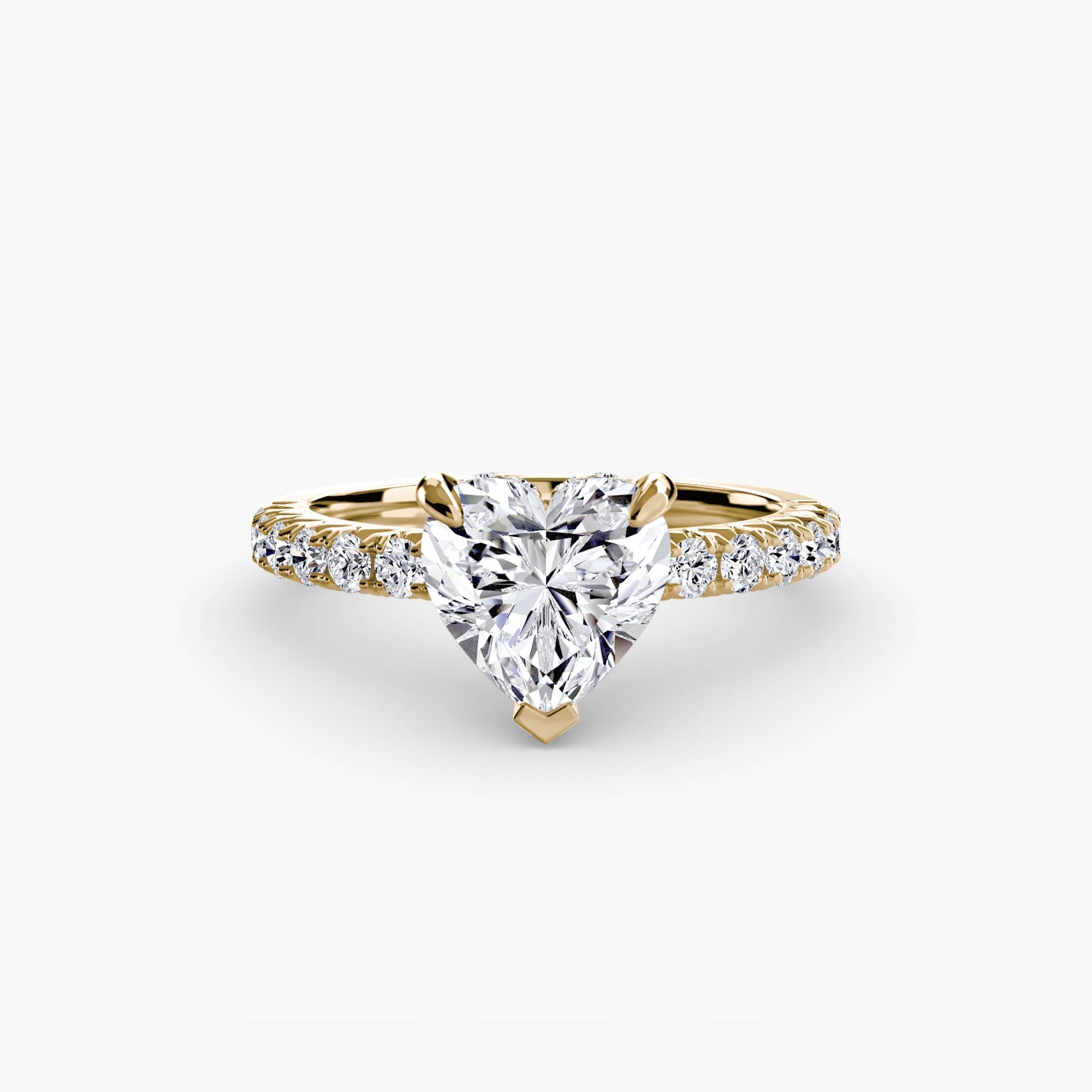 Solitaire with Pavé 6 - Prestige Stones