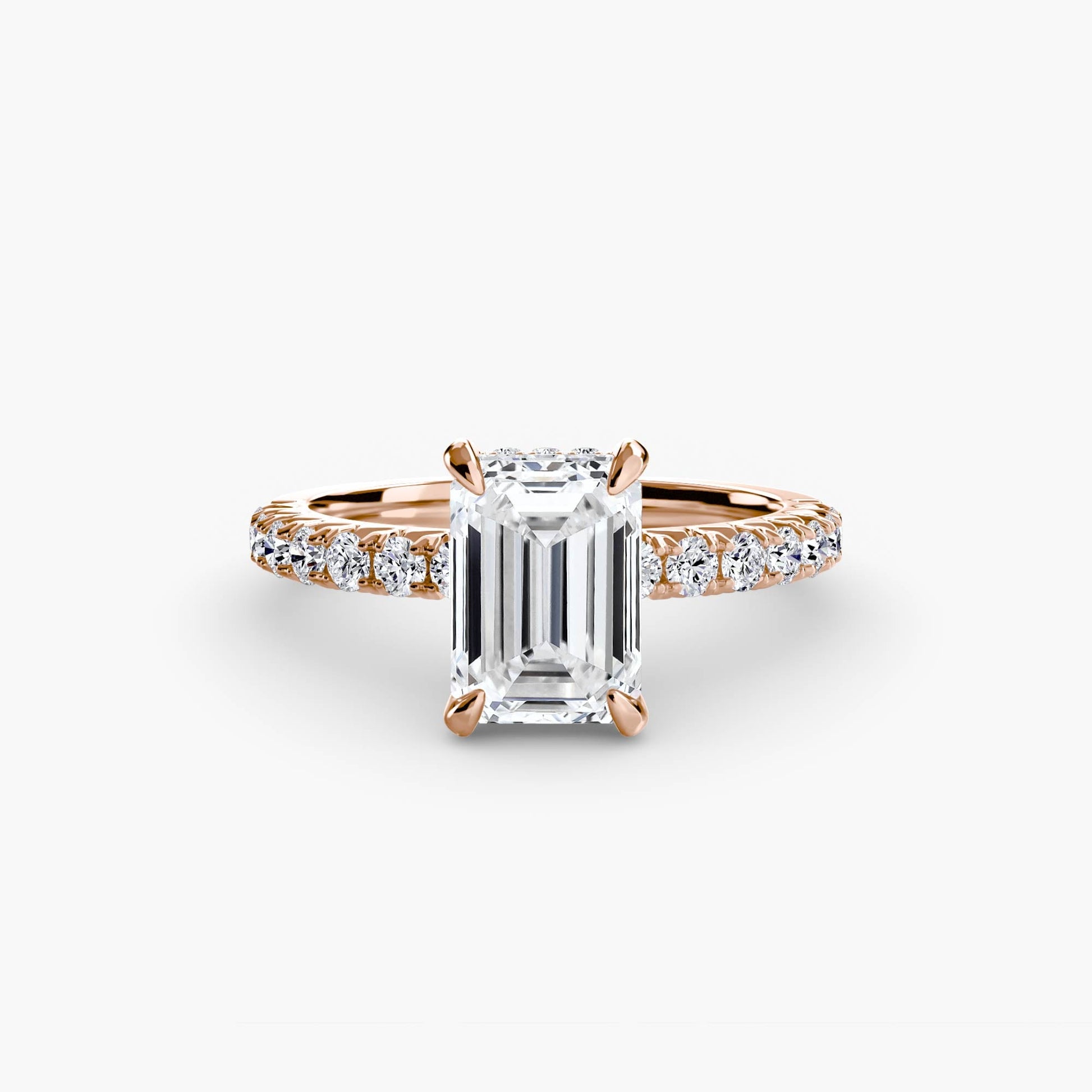 Solitaire with Pavé 6 - Prestige Stones