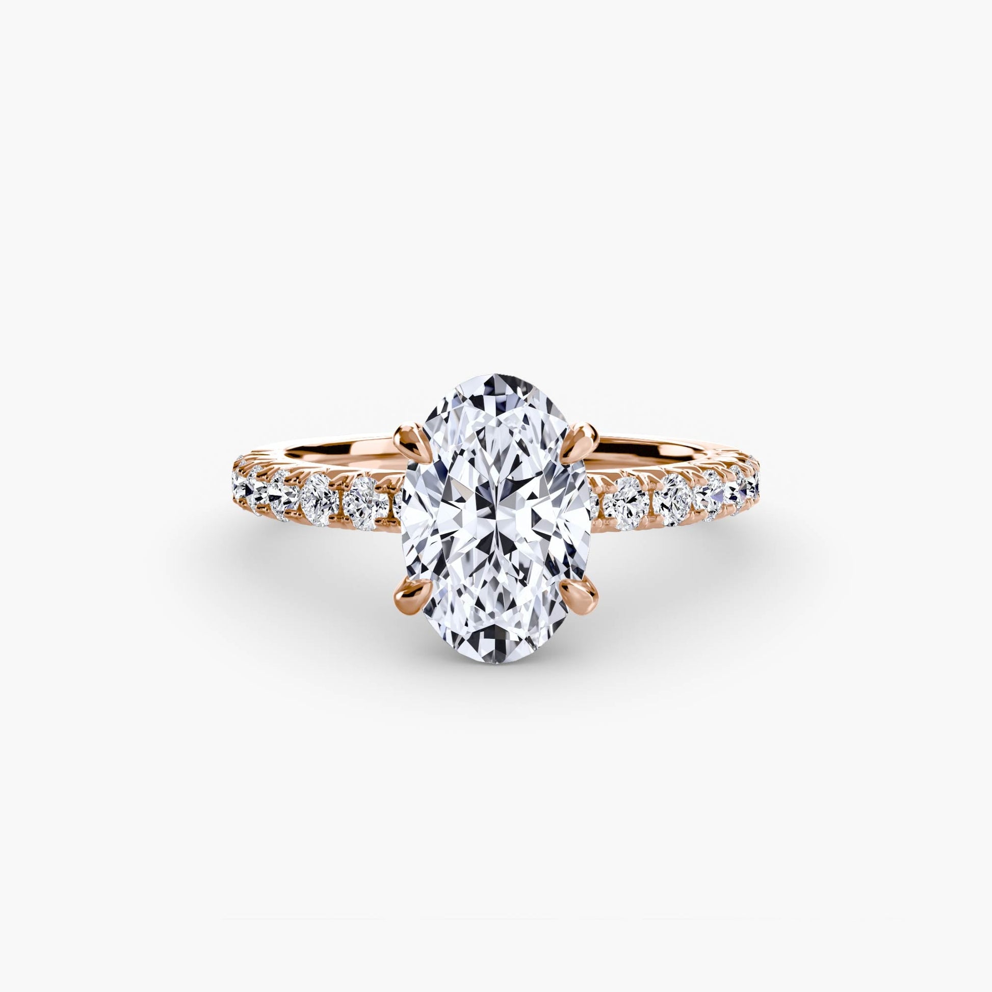 Solitaire with Pavé 6 - Prestige Stones
