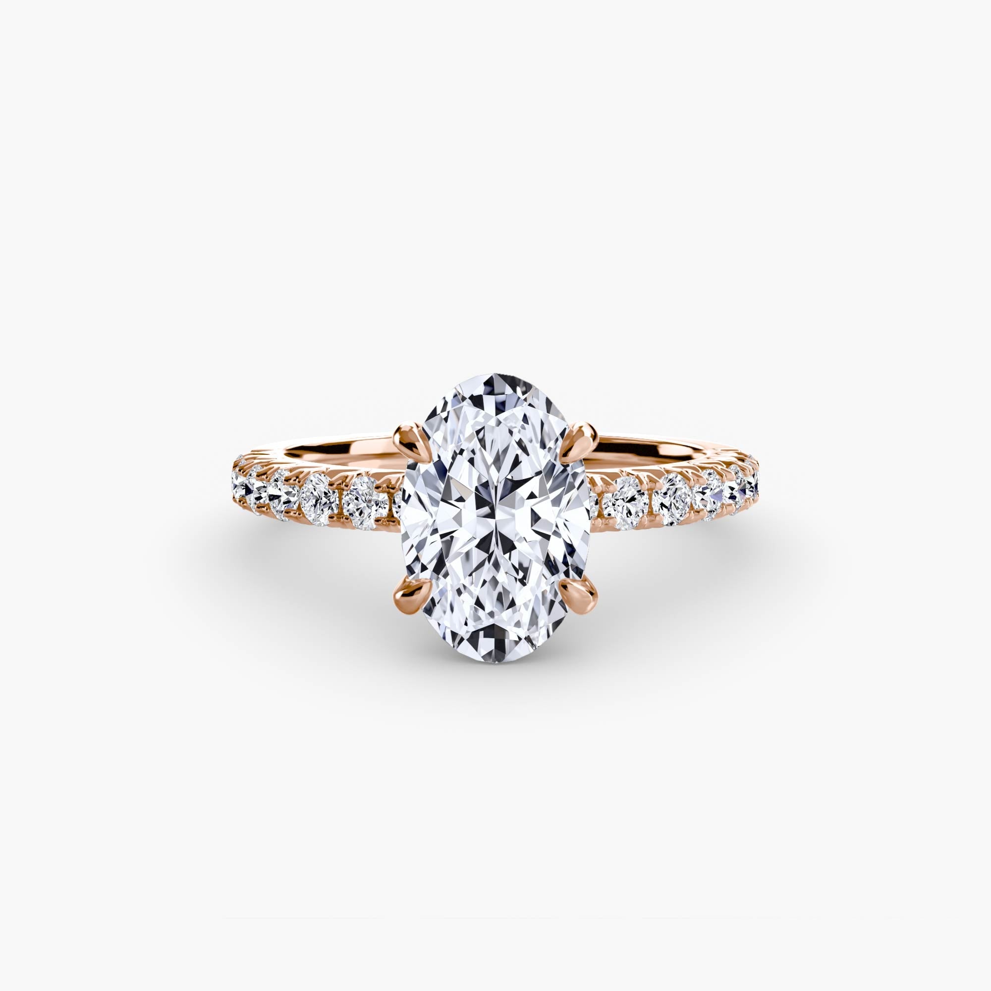 Solitaire with Pavé 6 - Prestige Stones