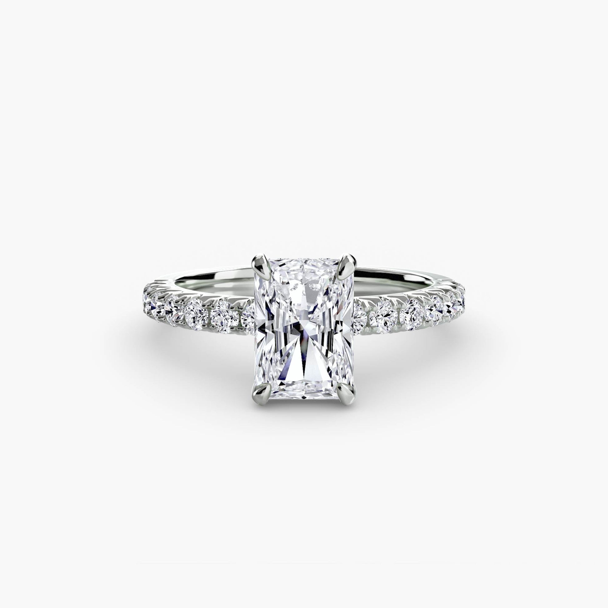 Solitaire with Pavé 6 - Prestige Stones