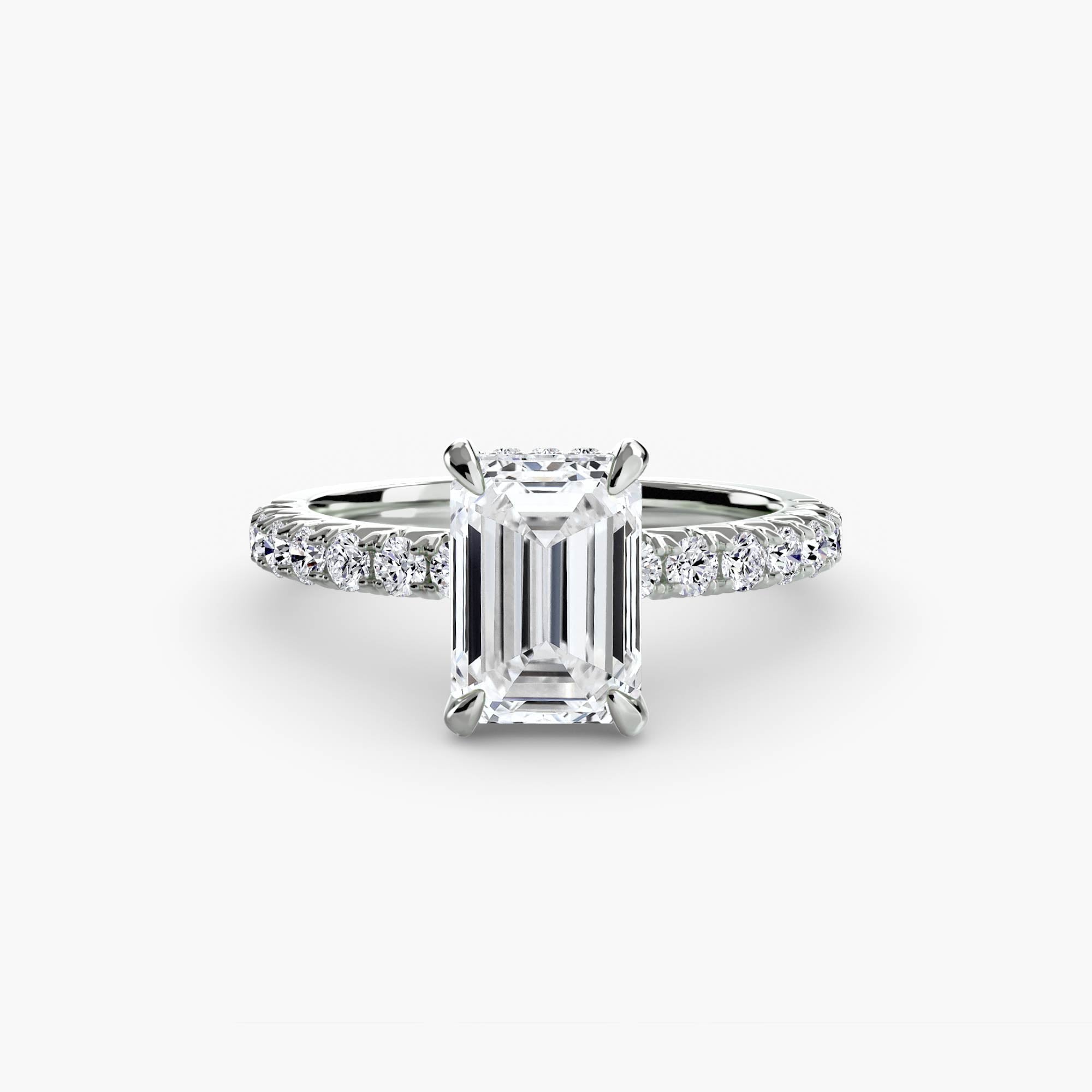Solitaire with Pavé 6 - Prestige Stones