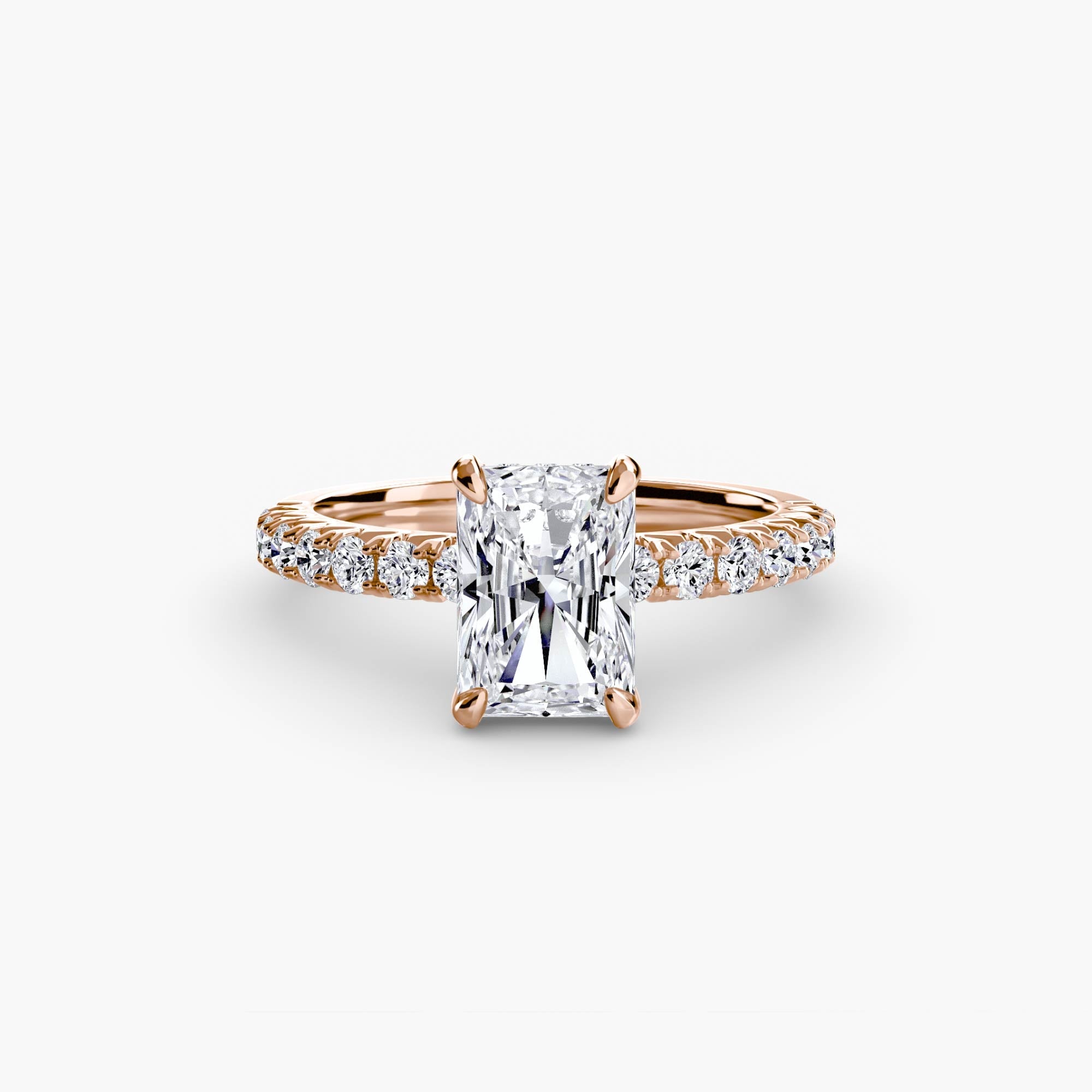 Solitaire with Pavé 6 - Prestige Stones