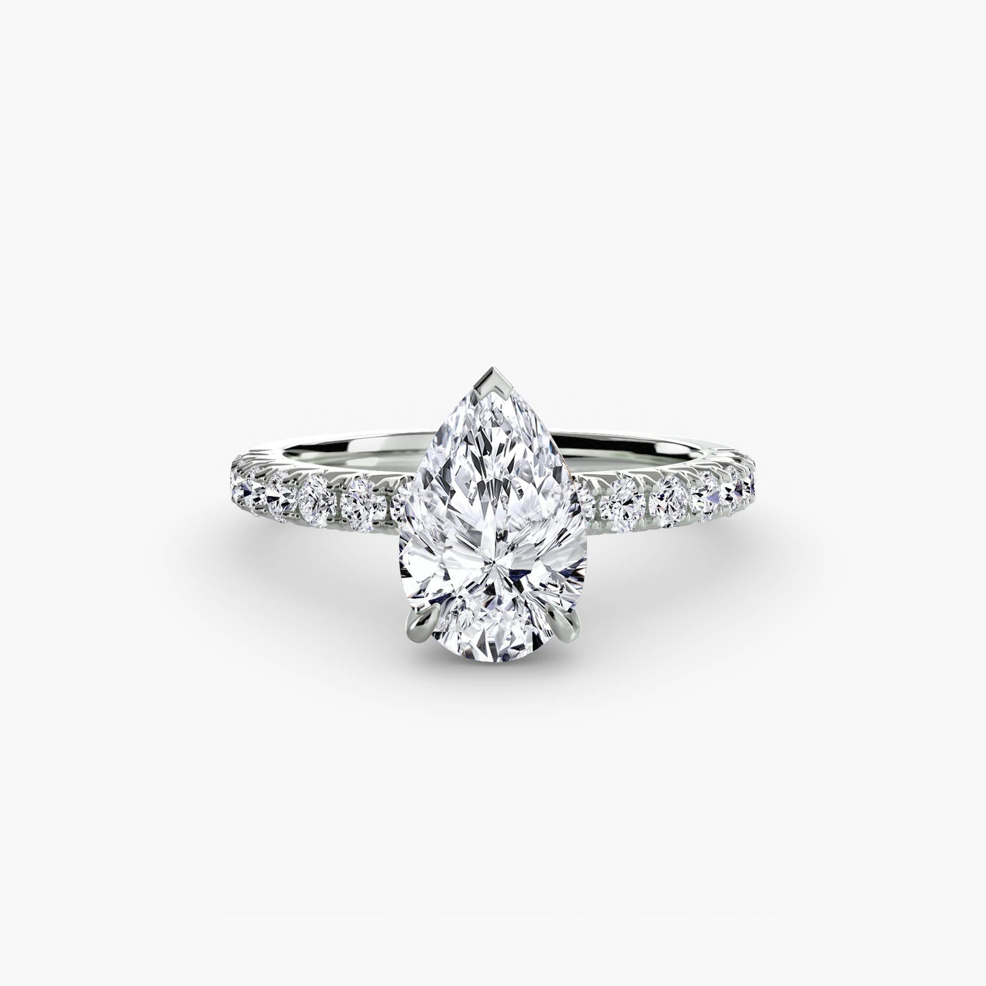 Solitaire with Pavé 6 - Prestige Stones