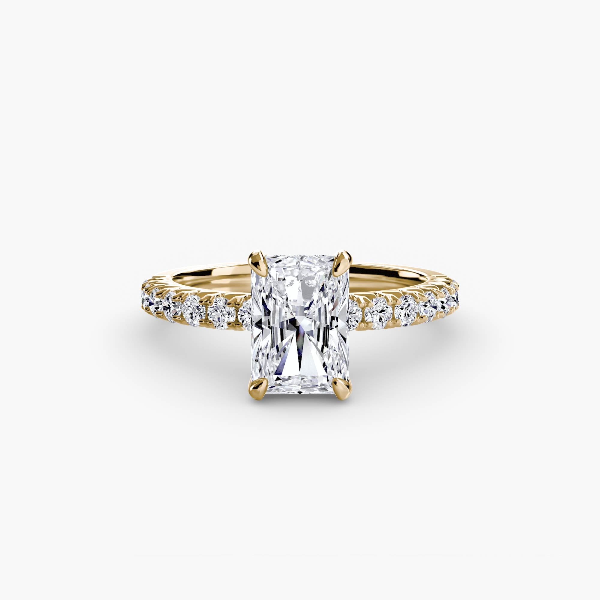 Solitaire with Pavé 6 - Prestige Stones