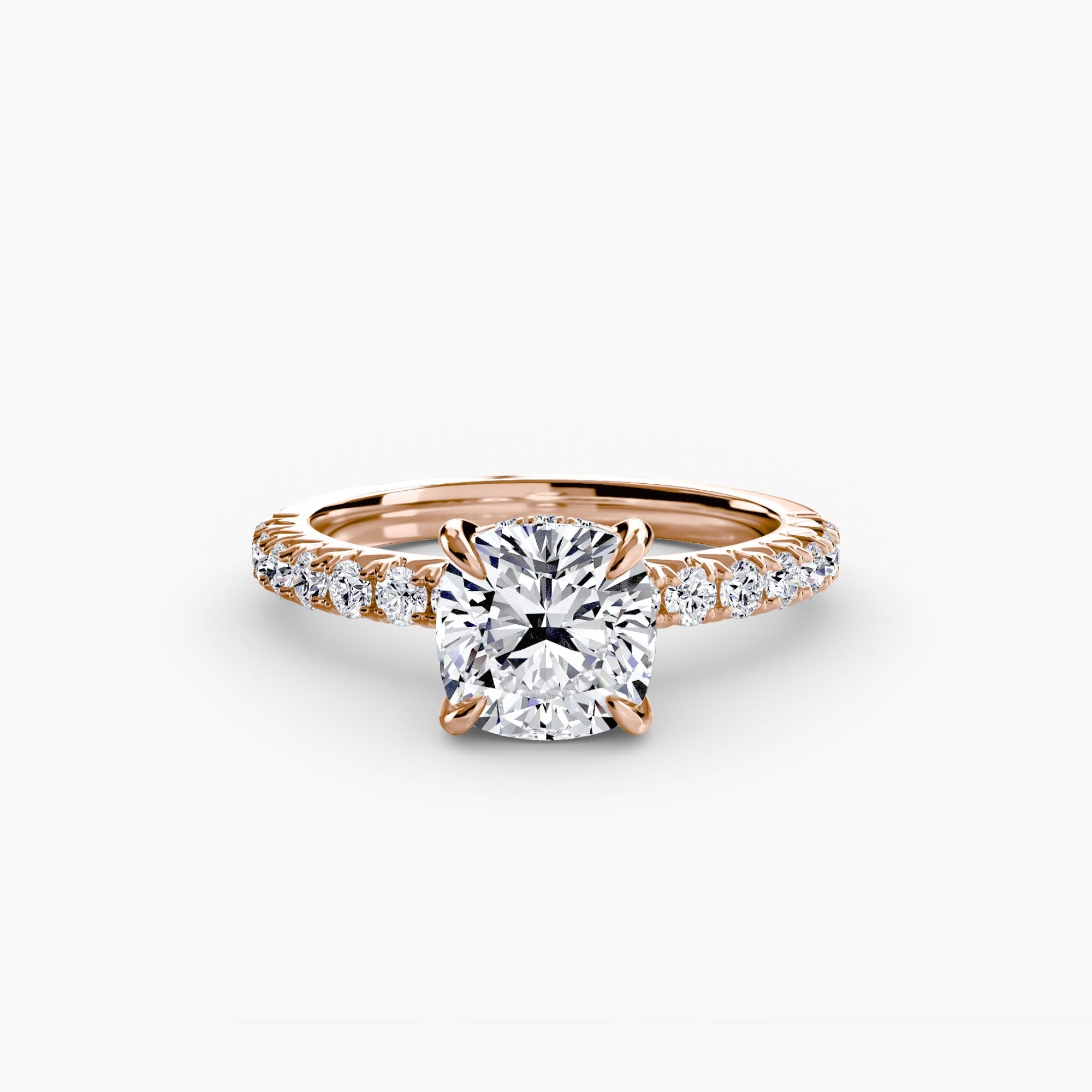 Solitaire with Pavé 6 - Prestige Stones